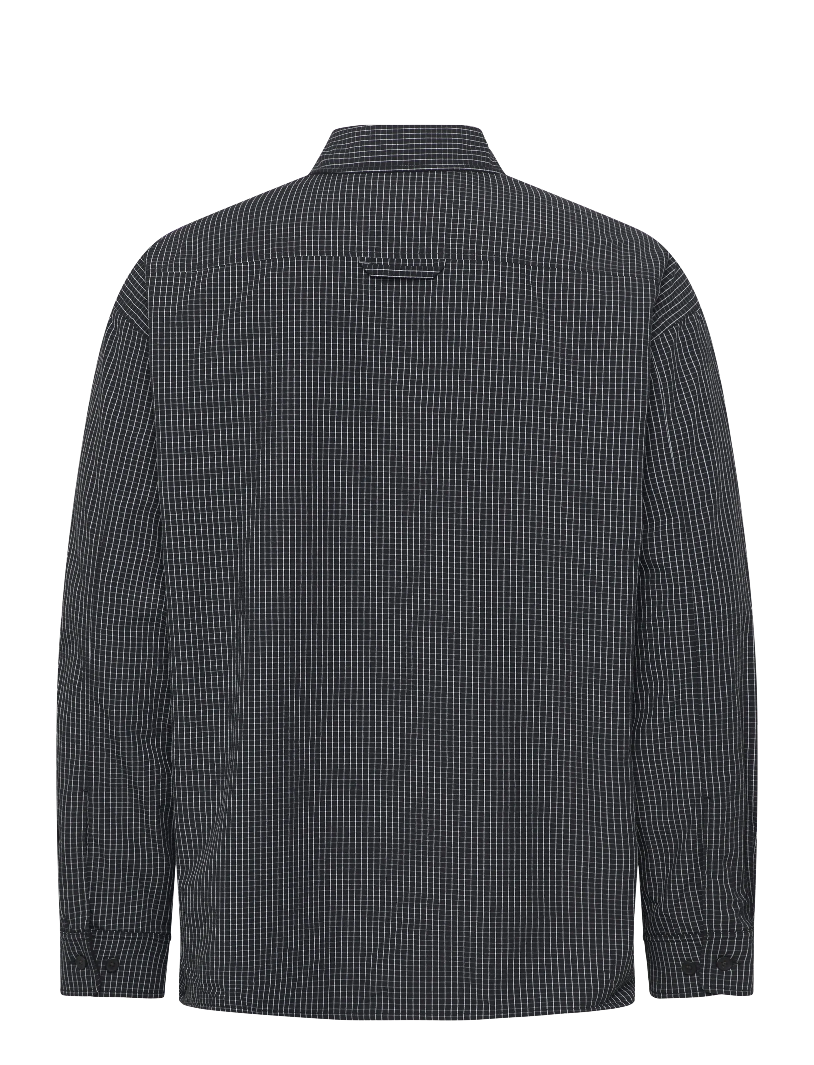 WOOD WOOD - WWKamse shirt jacket 25344 - köflóttar skyrtur - black - 1