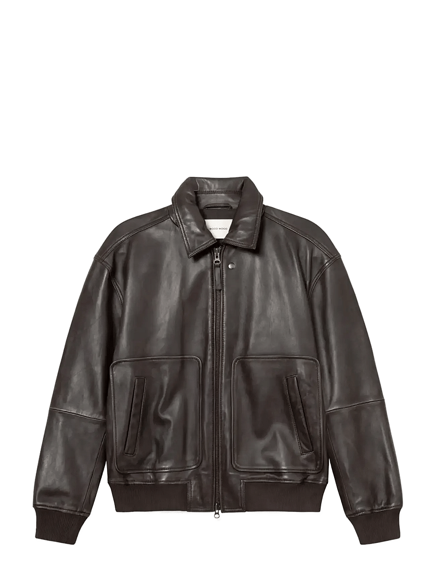 WOOD WOOD - WWKrede bomber jacket 25367 - vestes de printemps - chocolate plum - 1