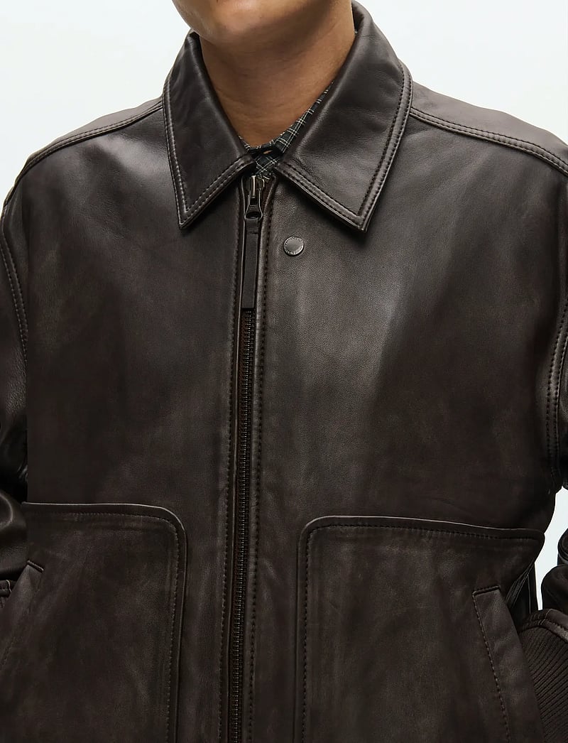 WOOD WOOD - WWKrede bomber jacket 25367 - vårjackor - chocolate plum - 4