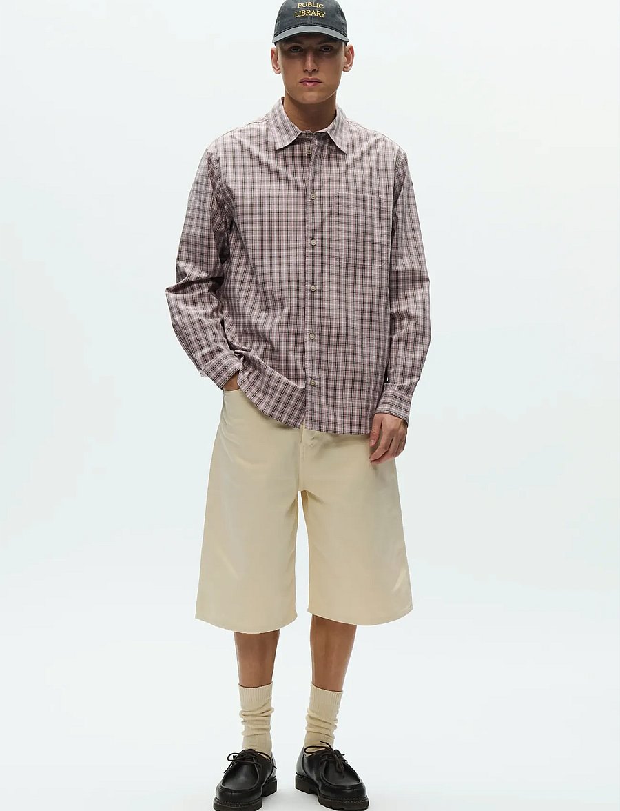 WOOD WOOD - WWNico shirt 25115 - basic-hemden - elderberry check - 2