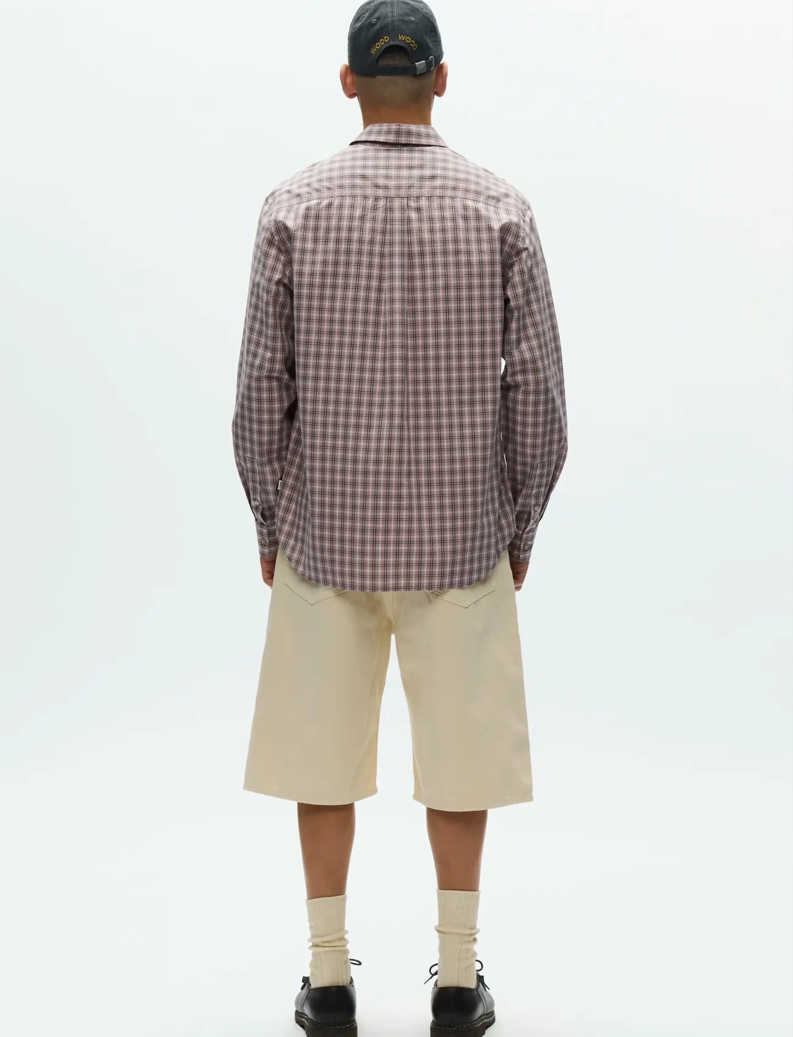 WOOD WOOD - WWNico shirt 25115 - chemises basiques - elderberry check - 3