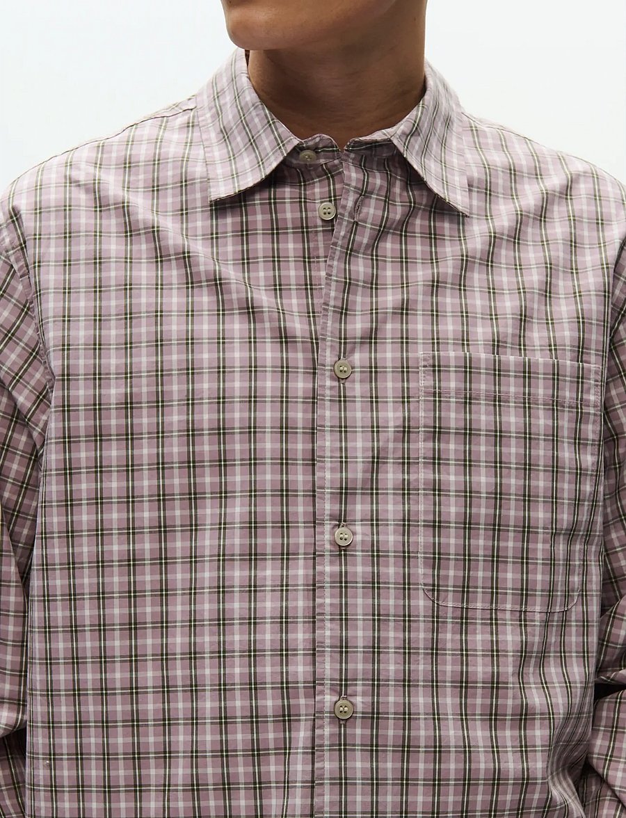 WOOD WOOD - WWNico shirt 25115 - basic-hemden - elderberry check - 4