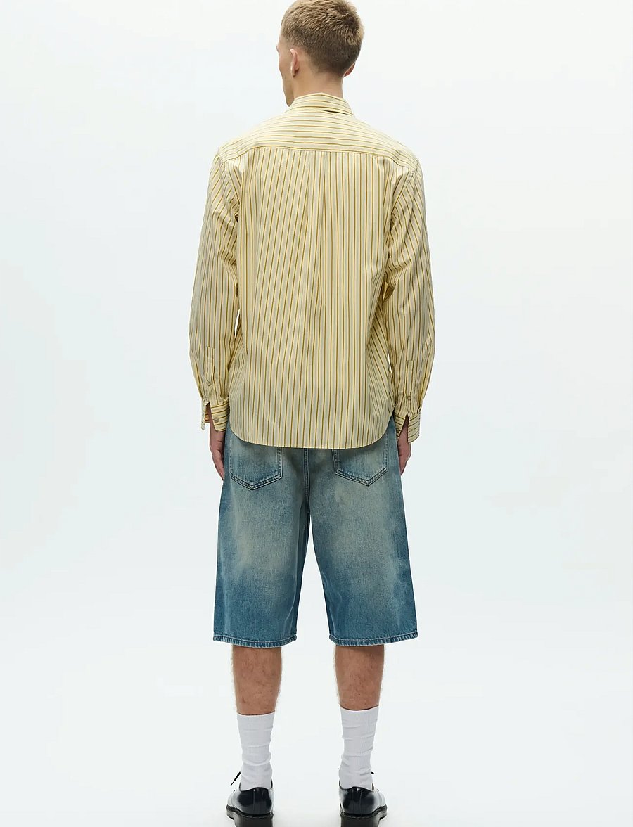 WOOD WOOD - WWNico shirt 25115 - basic-hemden - golden palm stripe - 3
