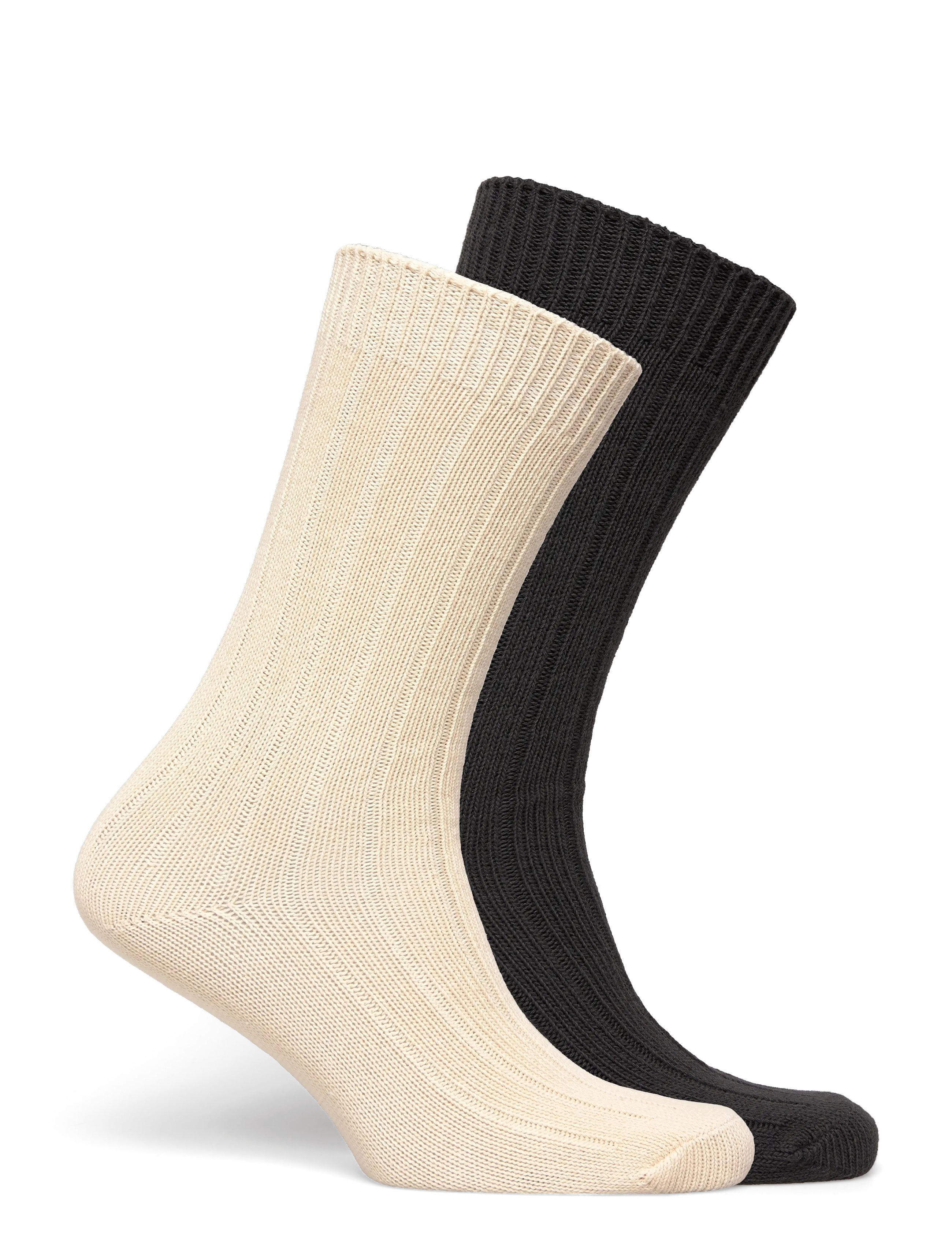 WOOD WOOD - WWDakota 2 pack sock 25330 - sokker - turtledove / gray pinstripe - 1