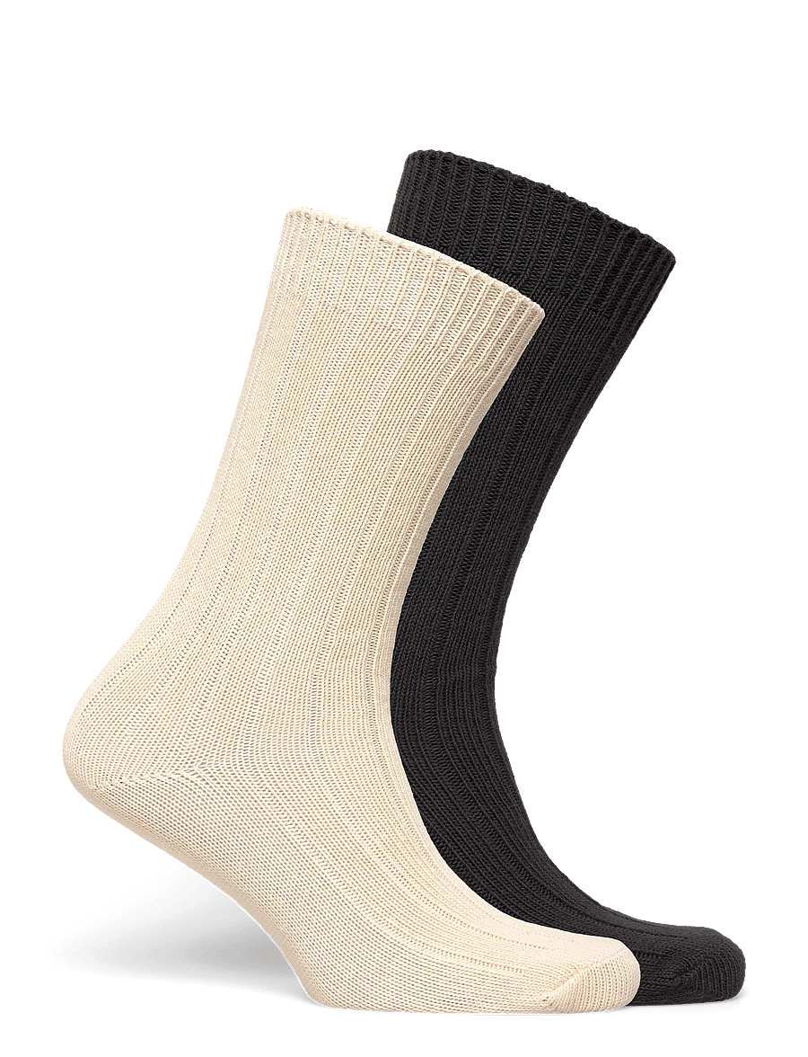 WOOD WOOD - WWDakota 2 pack sock 25330 - urheilusukat - turtledove / gray pinstripe - 1