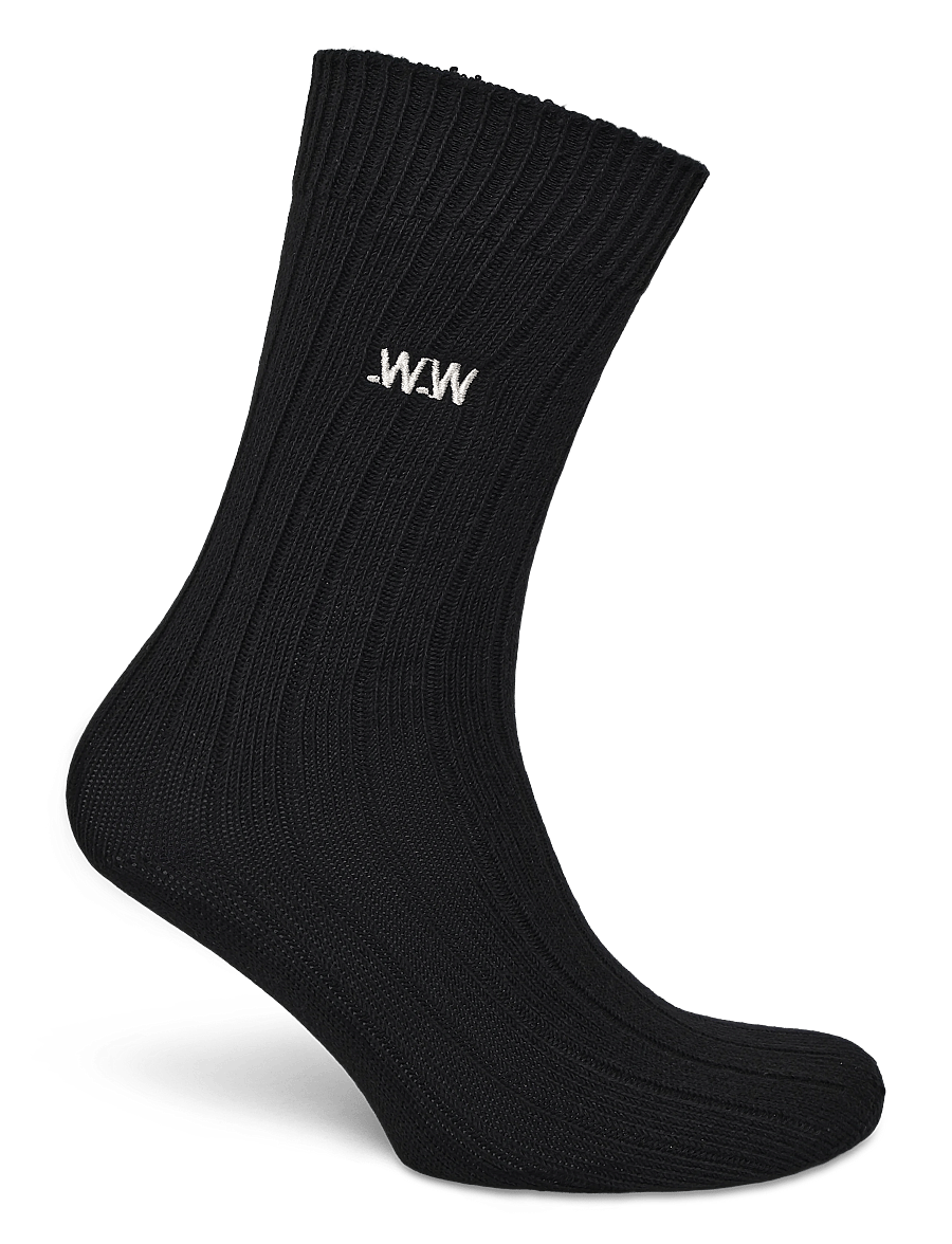 WOOD WOOD - WWDakota 2 pack sock 25330 - tennissocken - desert palm/black - 1