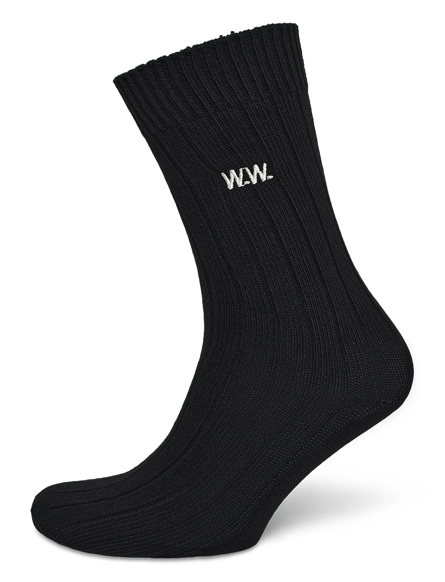 WOOD WOOD - WWDakota 2 pack sock 25330 - tennissocken - desert palm/black - 2