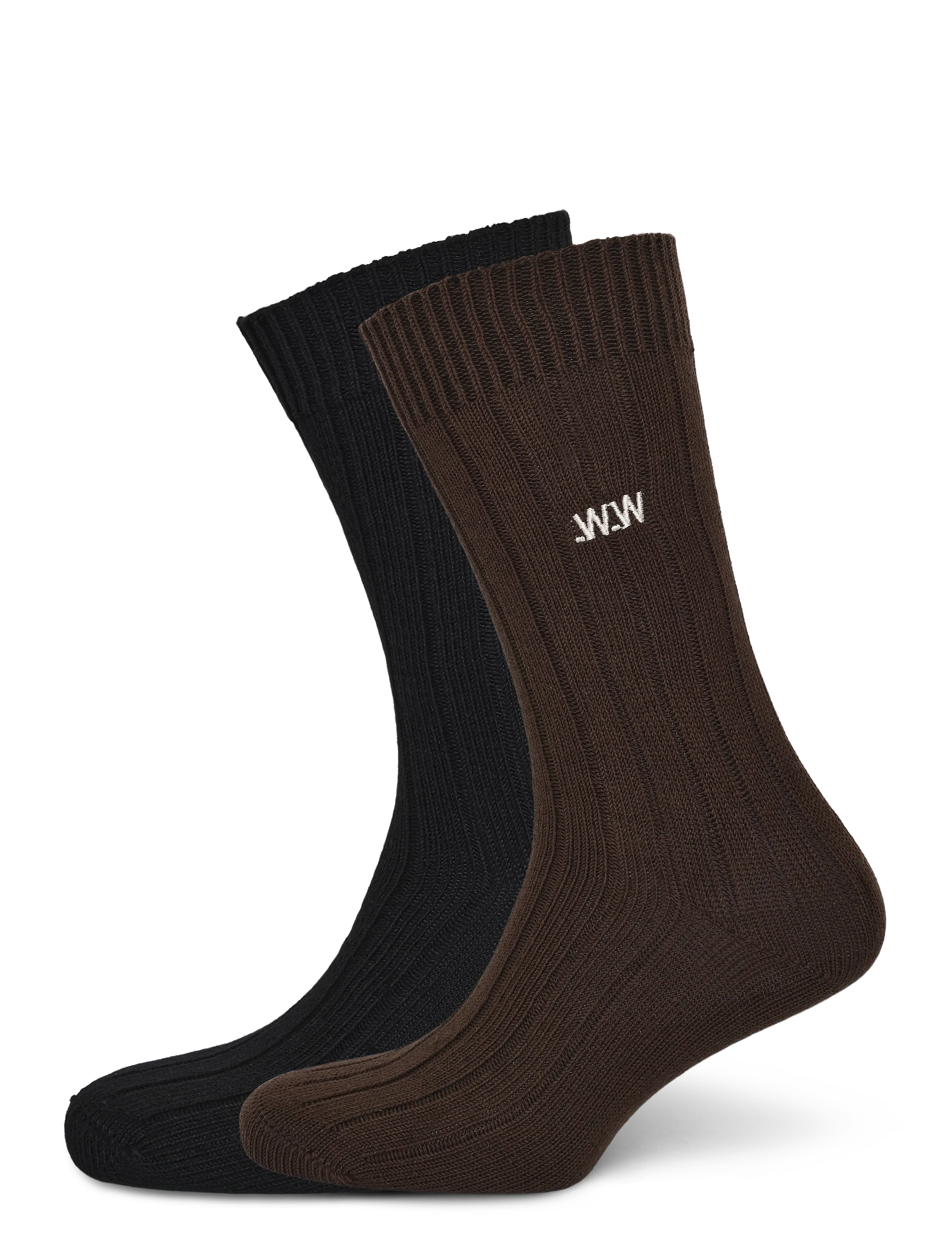 WOOD WOOD - WWDakota 2 pack sock 25330 - urheilusukat - desert palm/black - 3