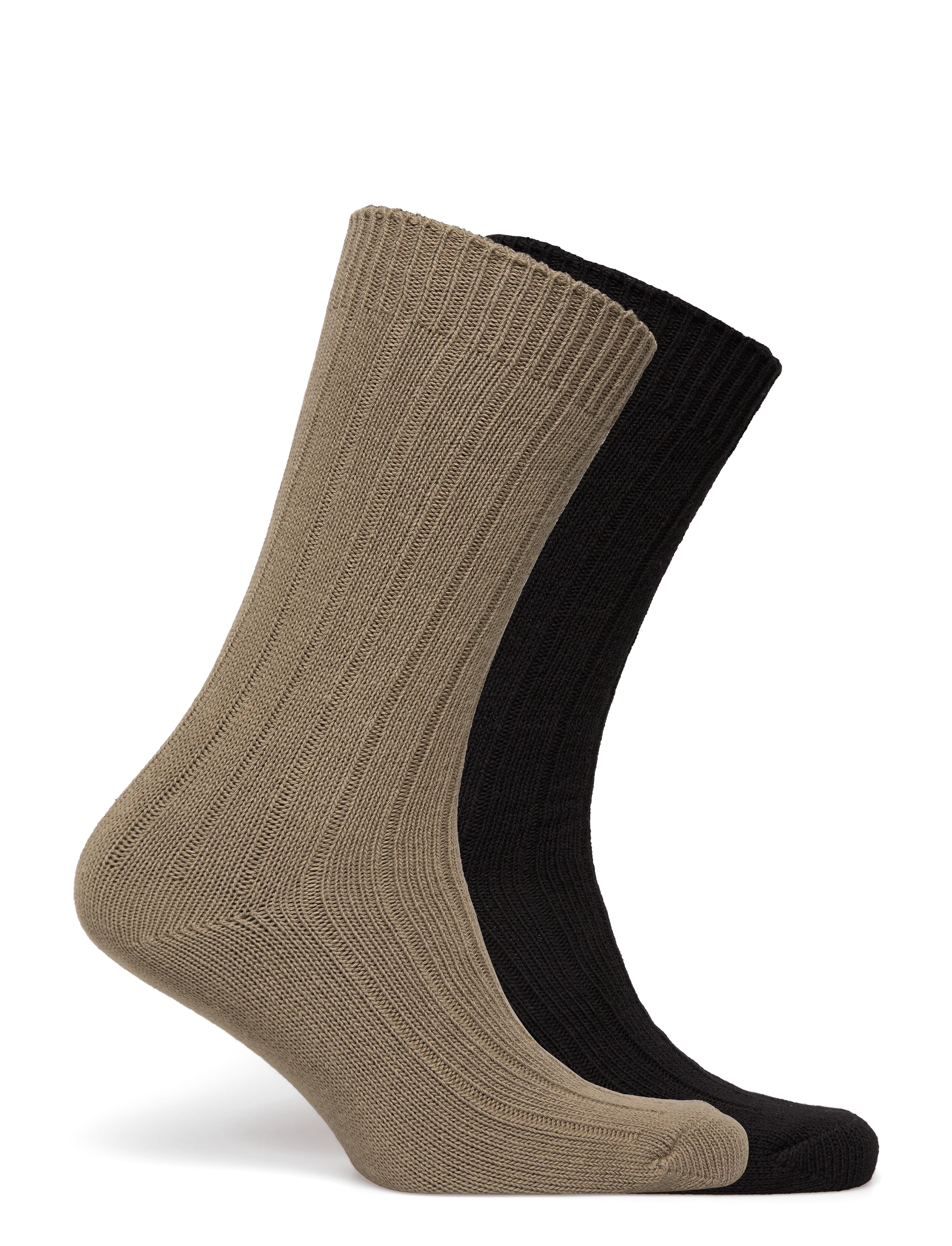 WOOD WOOD - WWDakota 2 pack sock 25330 - sokker - seneca rock/ black - 1
