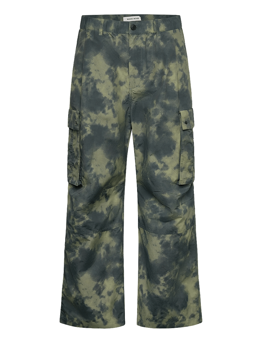 WOOD WOOD - WWEthan cargo trousers 25357 - cargobukser - cloudy blue - 1