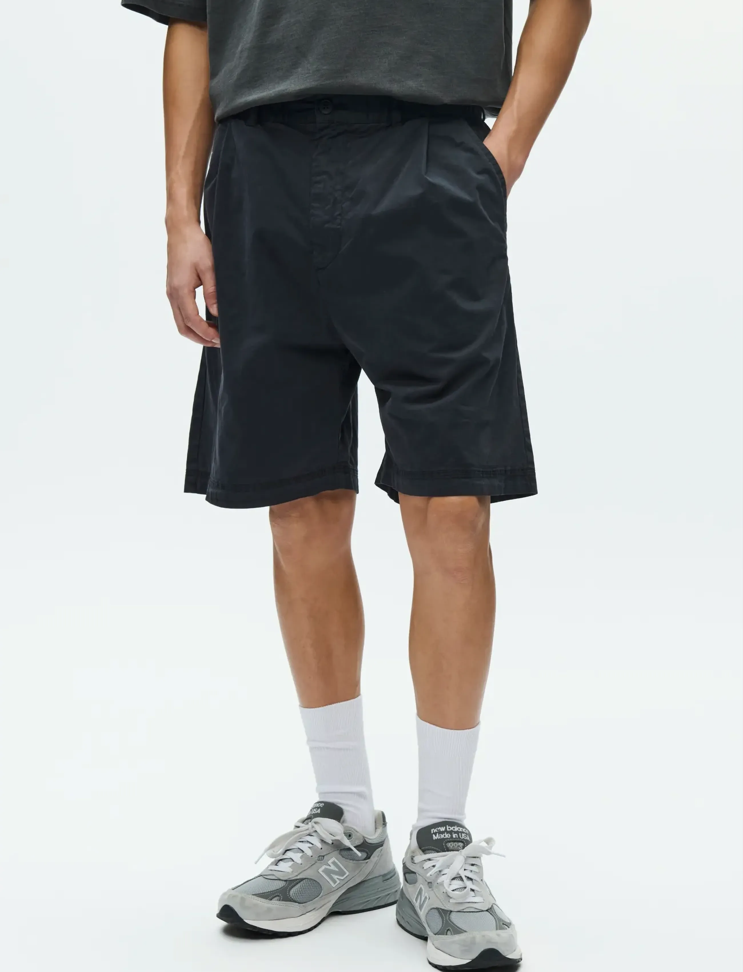 WOOD WOOD WWEthan shorts 25187 - Lühikesed püksid - BLACK / black