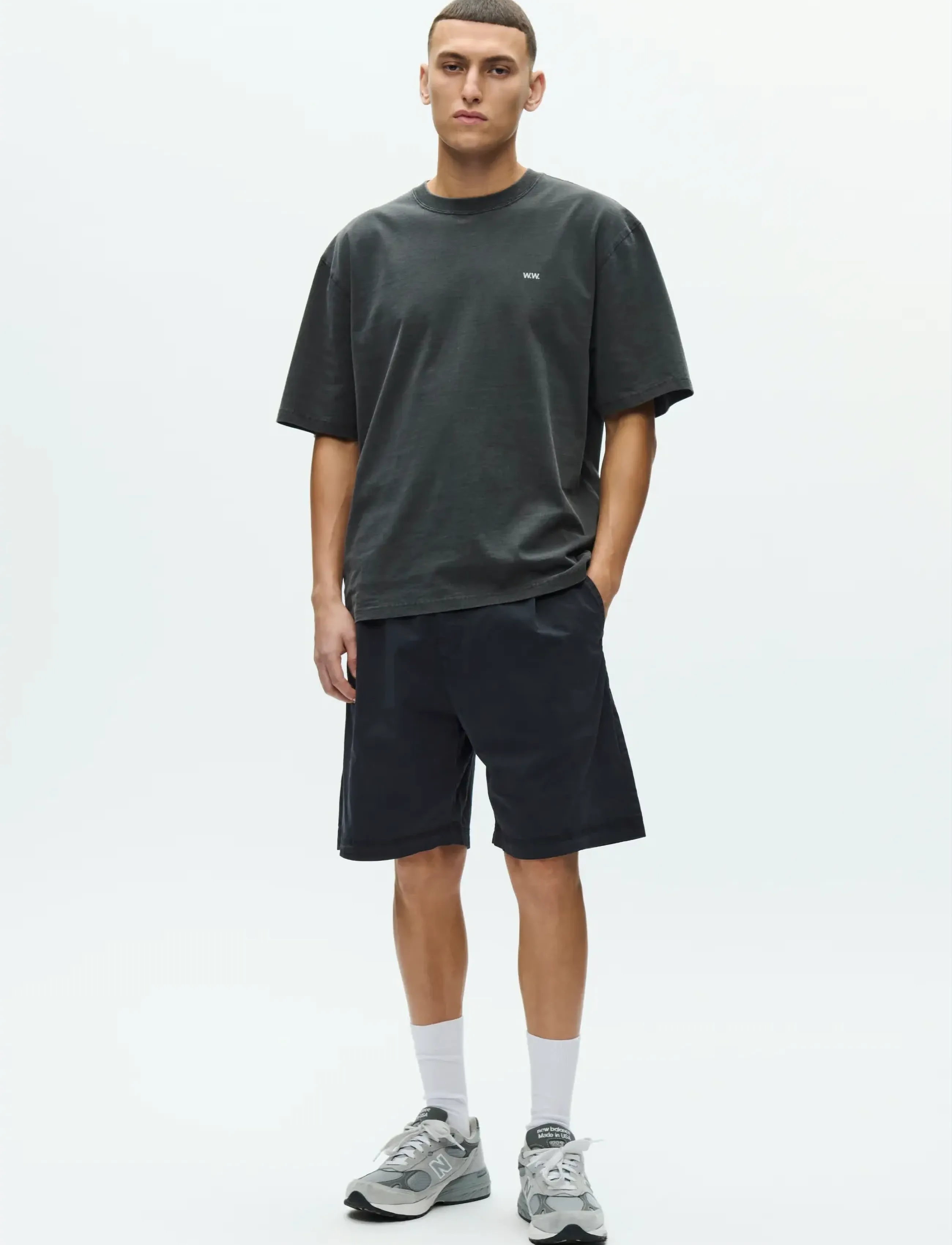 WOOD WOOD - WWEthan shorts 25187 - short décontracté - black - 3