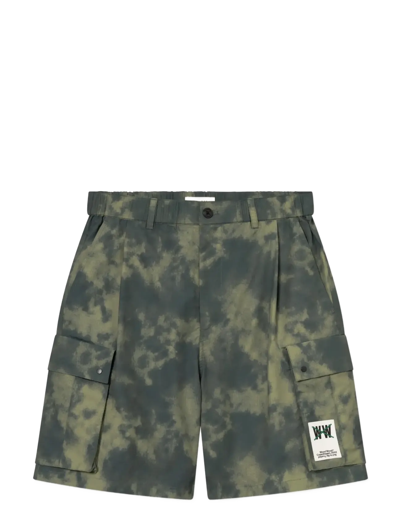 WOOD WOOD WWEthan cargo shorts 25357 - Kollektsioonid - CLOUDY BLUE / khaki/green