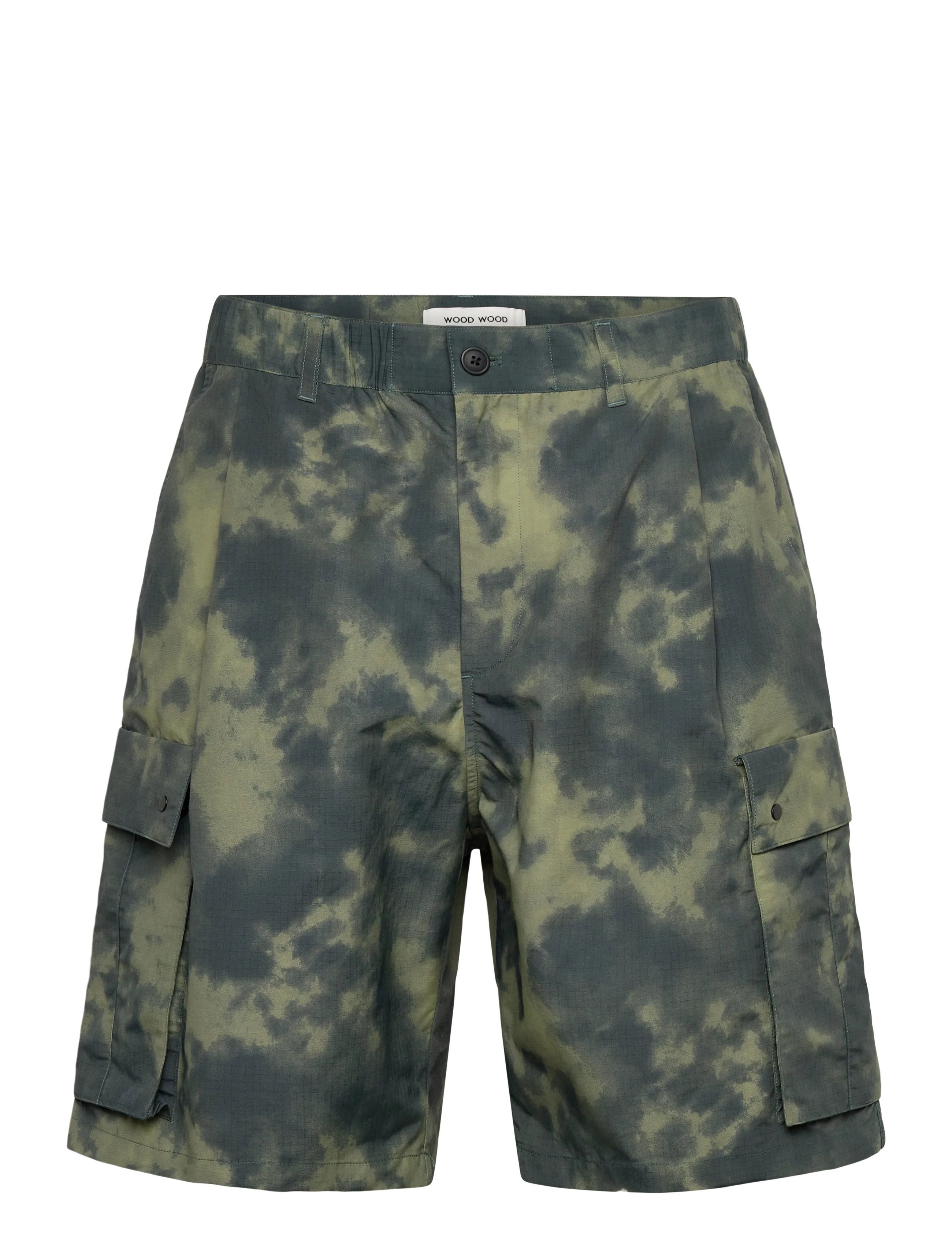 WOOD WOOD WWEthan cargo shorts 25357 - Cargo shorts - CLOUDY BLUE / khaki/green