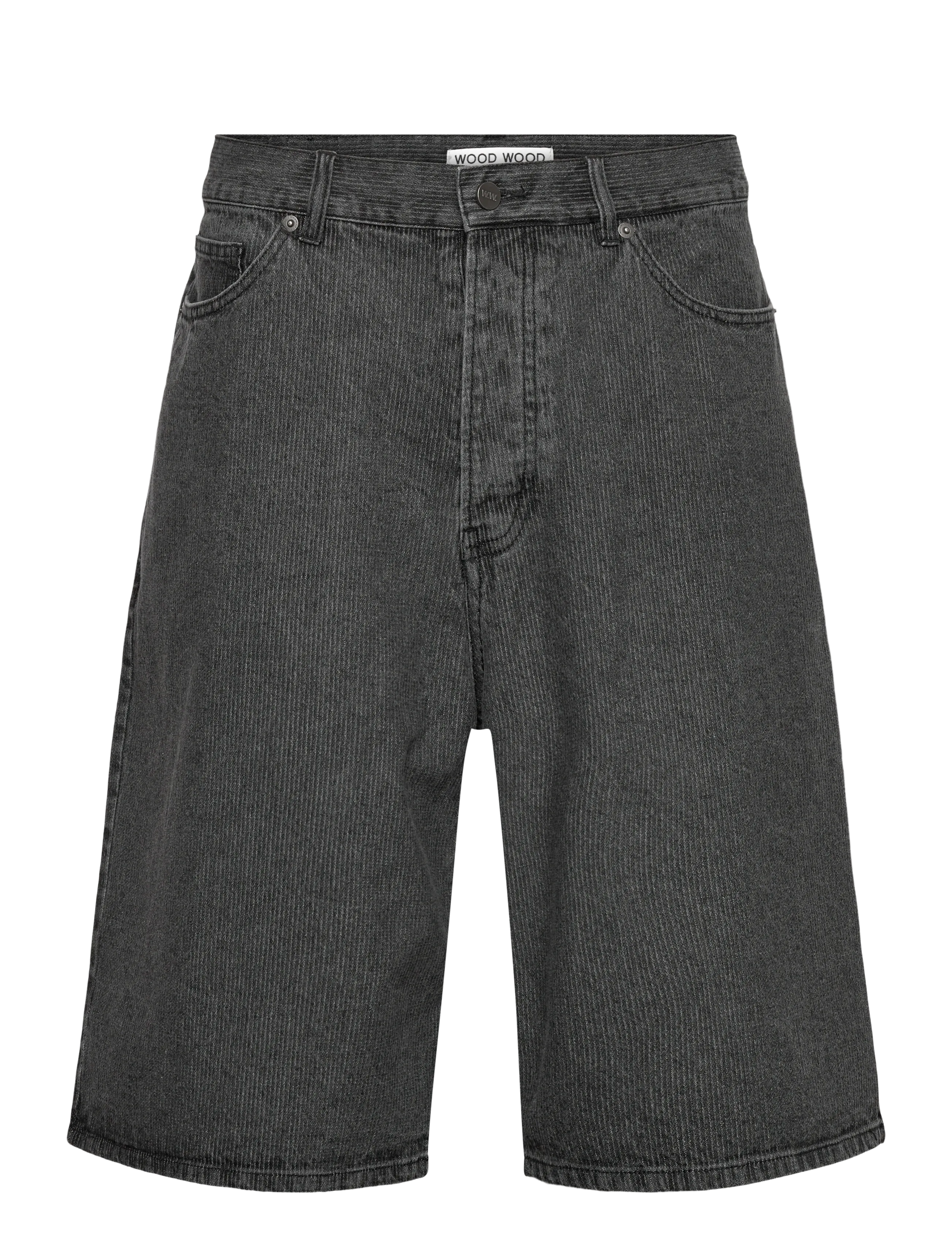 WOOD WOOD WWType 16 jorts 25354 - Kleidung - WASHED BLACK / grey