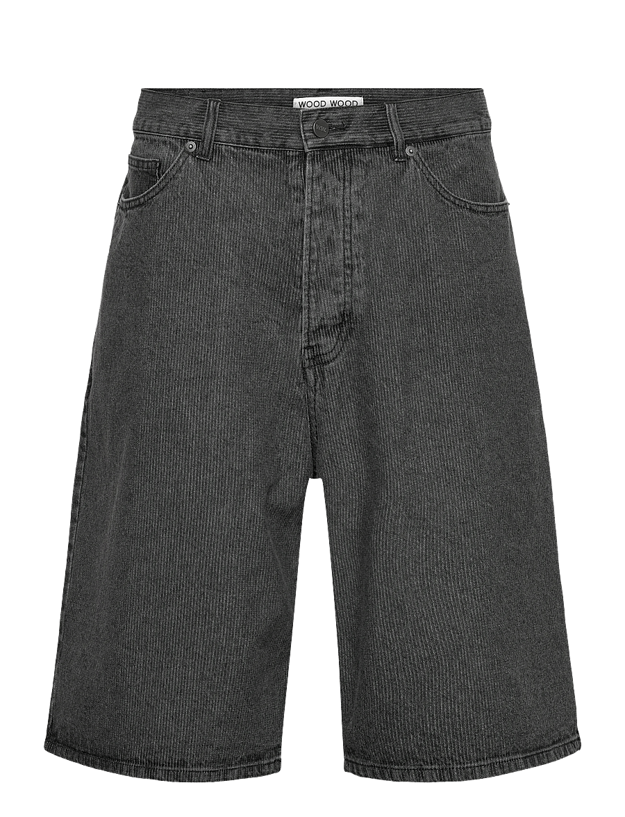 WOOD WOOD - WWType 16 jorts 25354 - denim shorts - washed black - 1