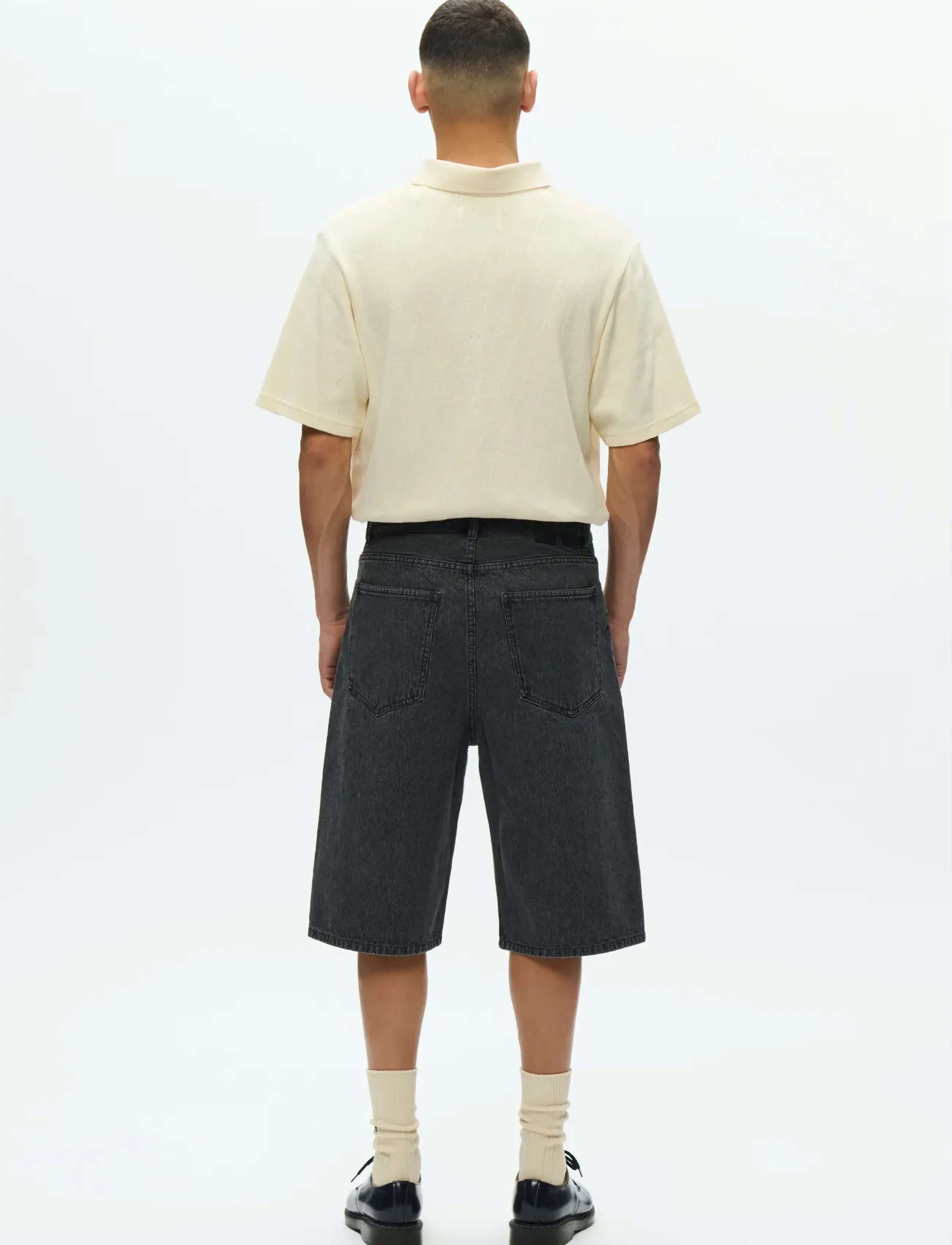 WOOD WOOD - WWType 16 jorts 25354 - denim shorts - washed black - 4
