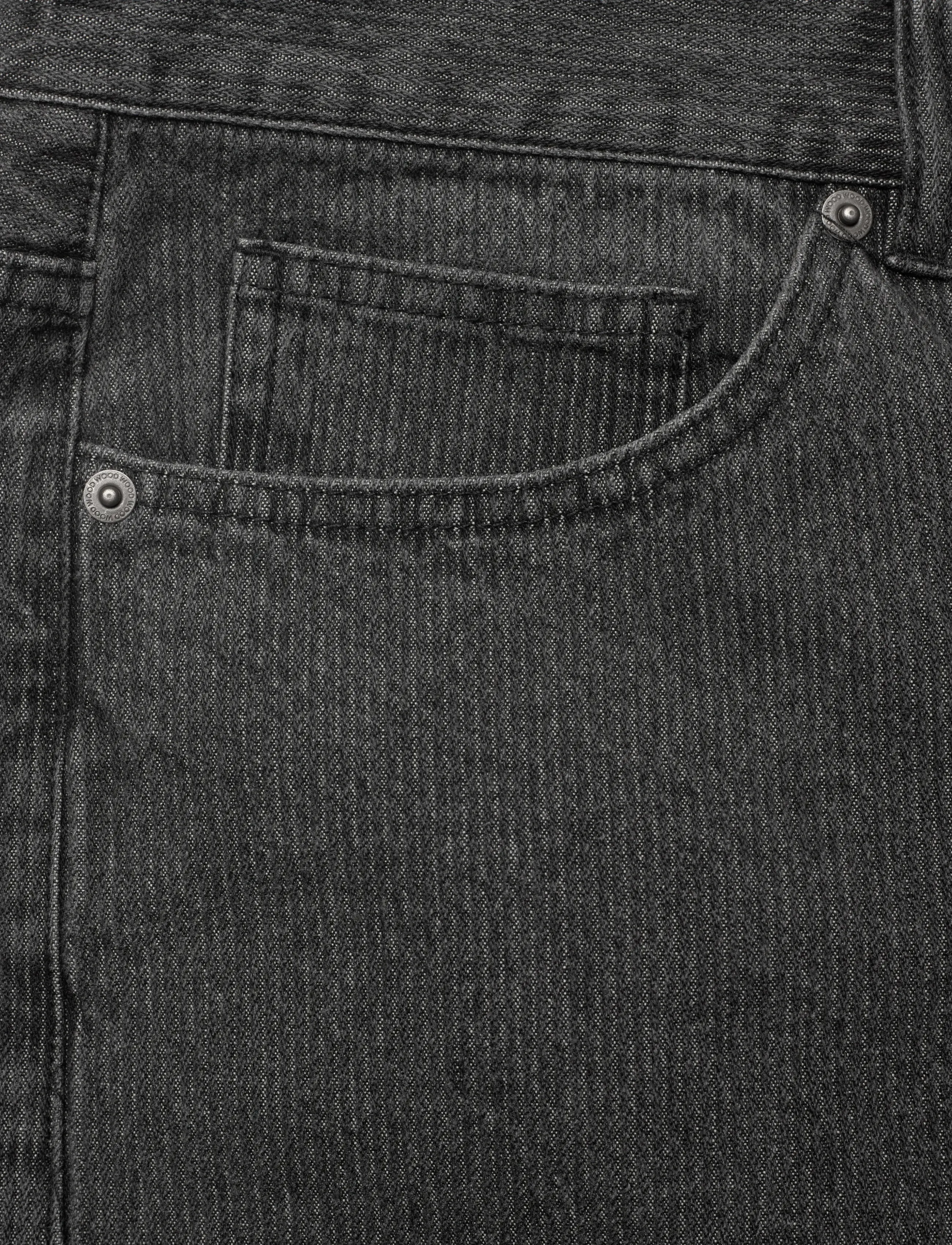 WOOD WOOD - WWType 16 jorts 25354 - denim shorts - washed black - 5