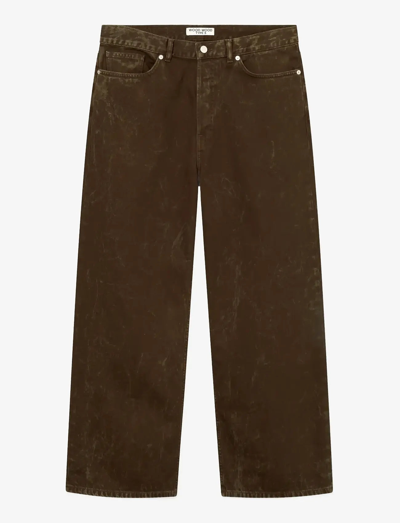 WOOD WOOD - WWType 3 jeans 25377 - alt laienevad teksad - brown marble - 1