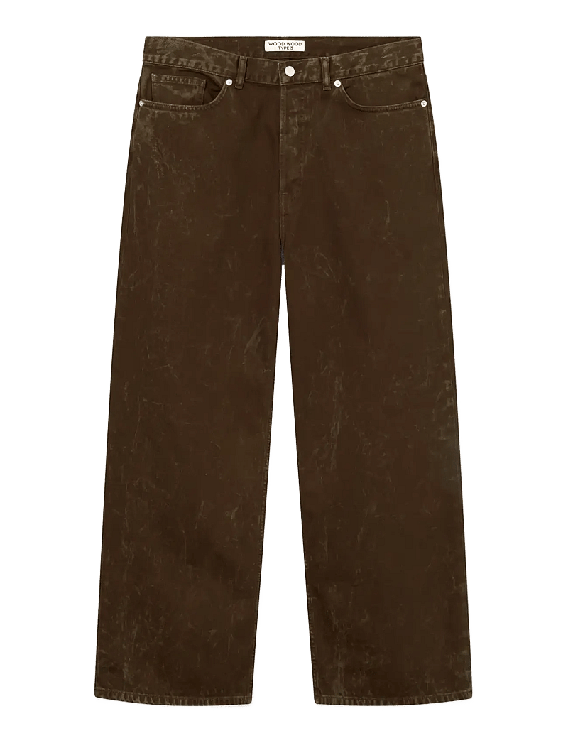 WOOD WOOD - WWType 3 jeans 25377 - alt laienevad teksad - brown marble - 1
