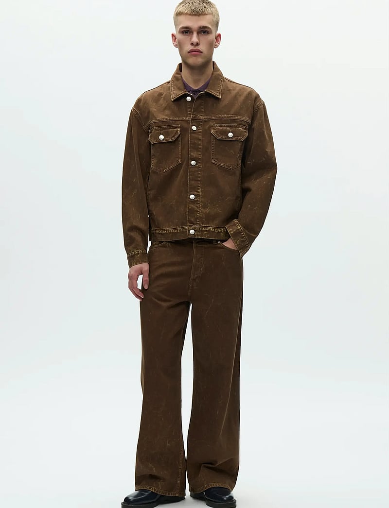 WOOD WOOD - WWType 3 jeans 25377 - alt laienevad teksad - brown marble - 2