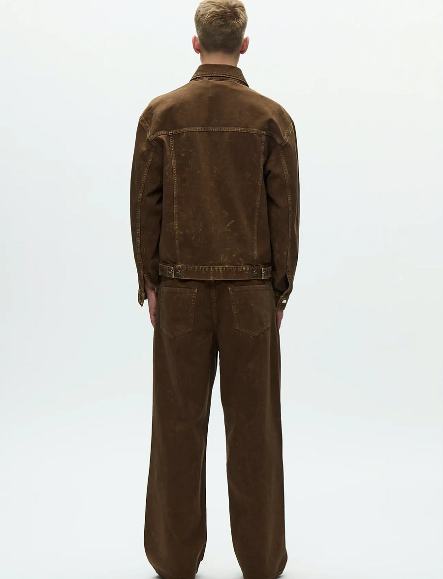 WOOD WOOD - WWType 3 jeans 25377 - loose jeans - brown marble - 3