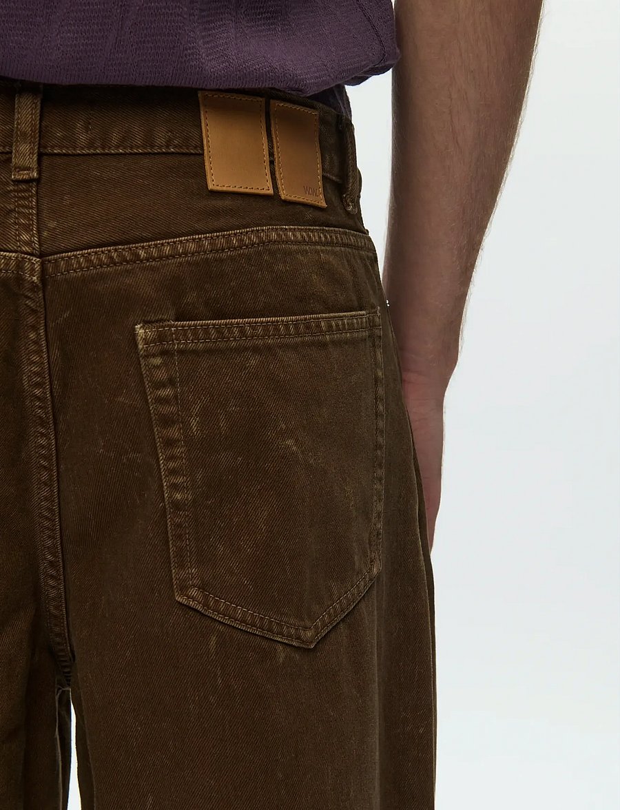 WOOD WOOD - WWType 3 jeans 25377 - loose jeans - brown marble - 4