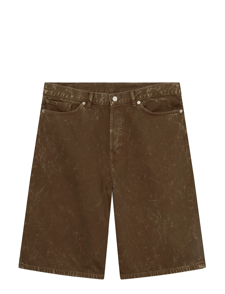 WOOD WOOD - WWType 16 jorts 25377 - denim shorts - brown marble - 1