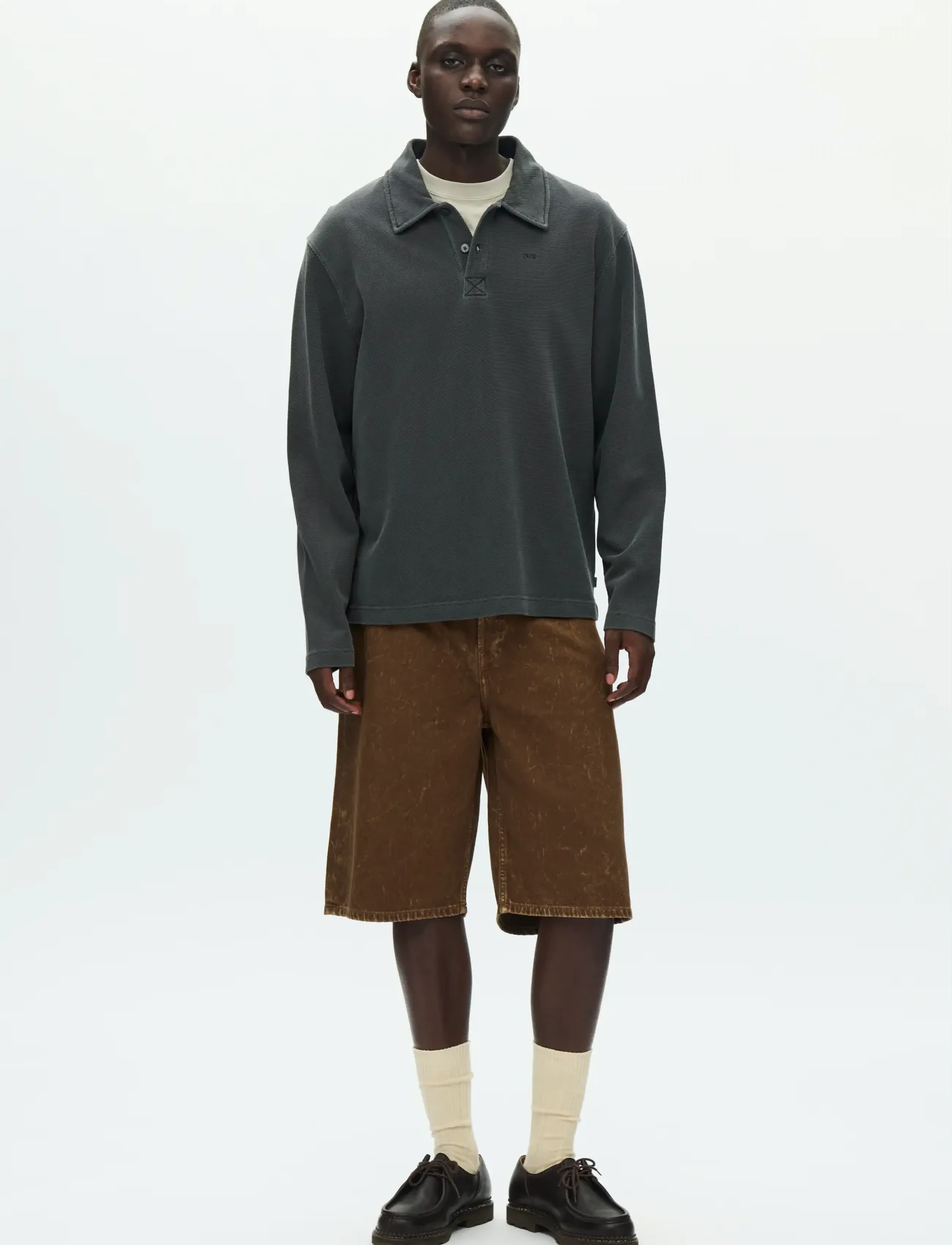 WOOD WOOD - WWType 16 jorts 25377 - jeansshorts - brown marble - 2