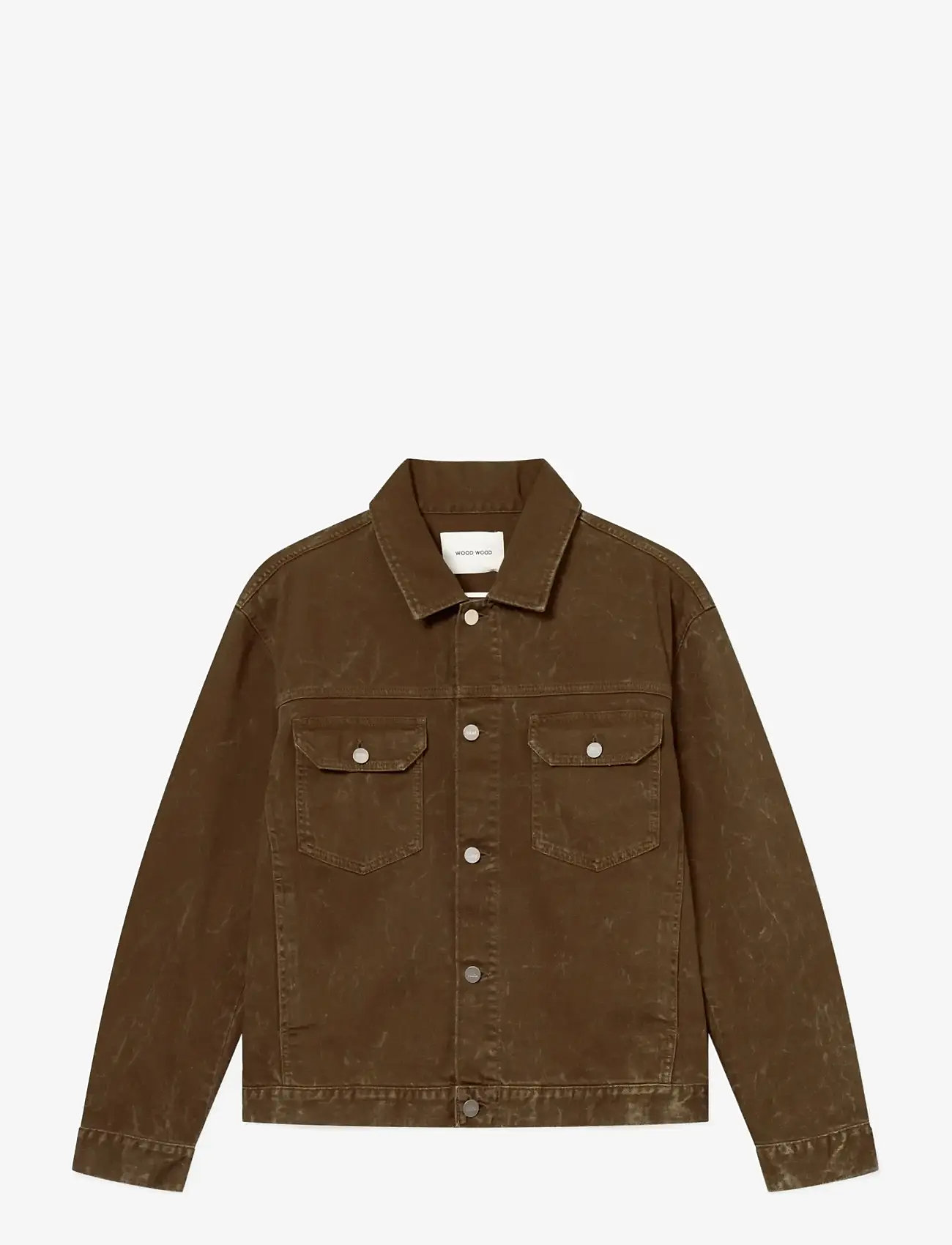 WOOD WOOD - WWType 10 jacket 25377 - uforede denimjakker - brown marble - 1