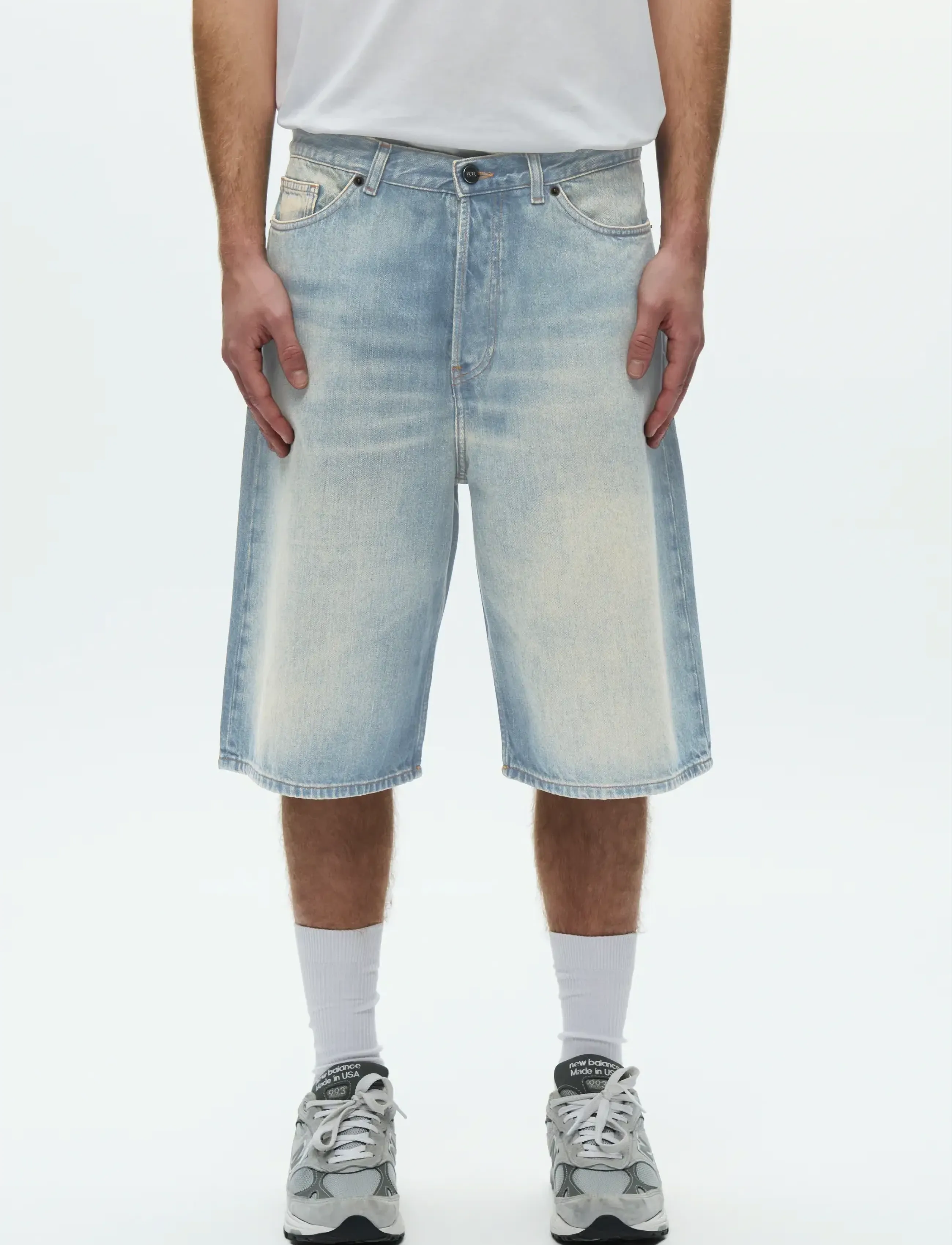 WOOD WOOD WWType 16 jorts 25320 - Streetwear - DUSTY TINT / blue