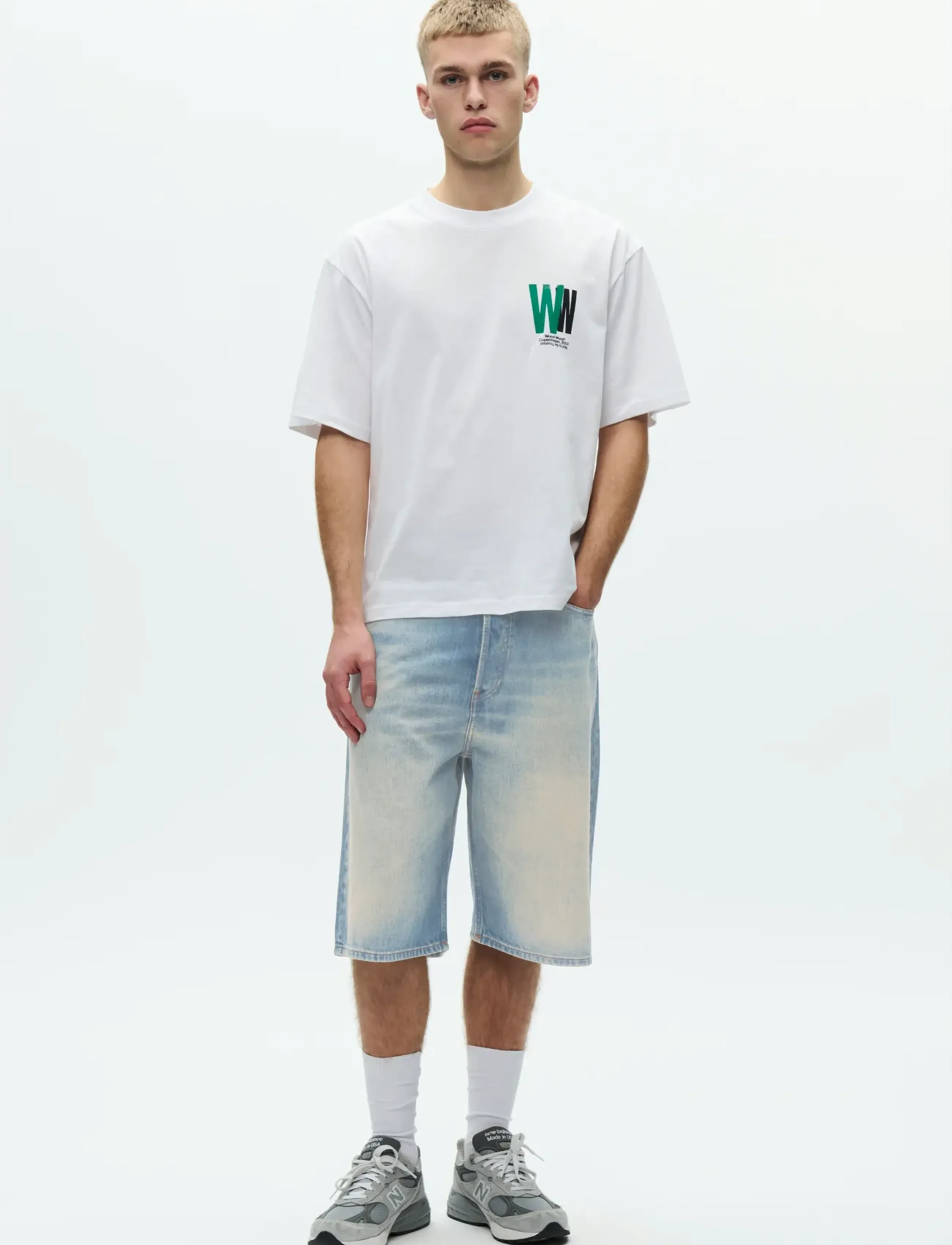 WOOD WOOD - WWType 16 jorts 25320 - denim shorts - dusty tint - 2