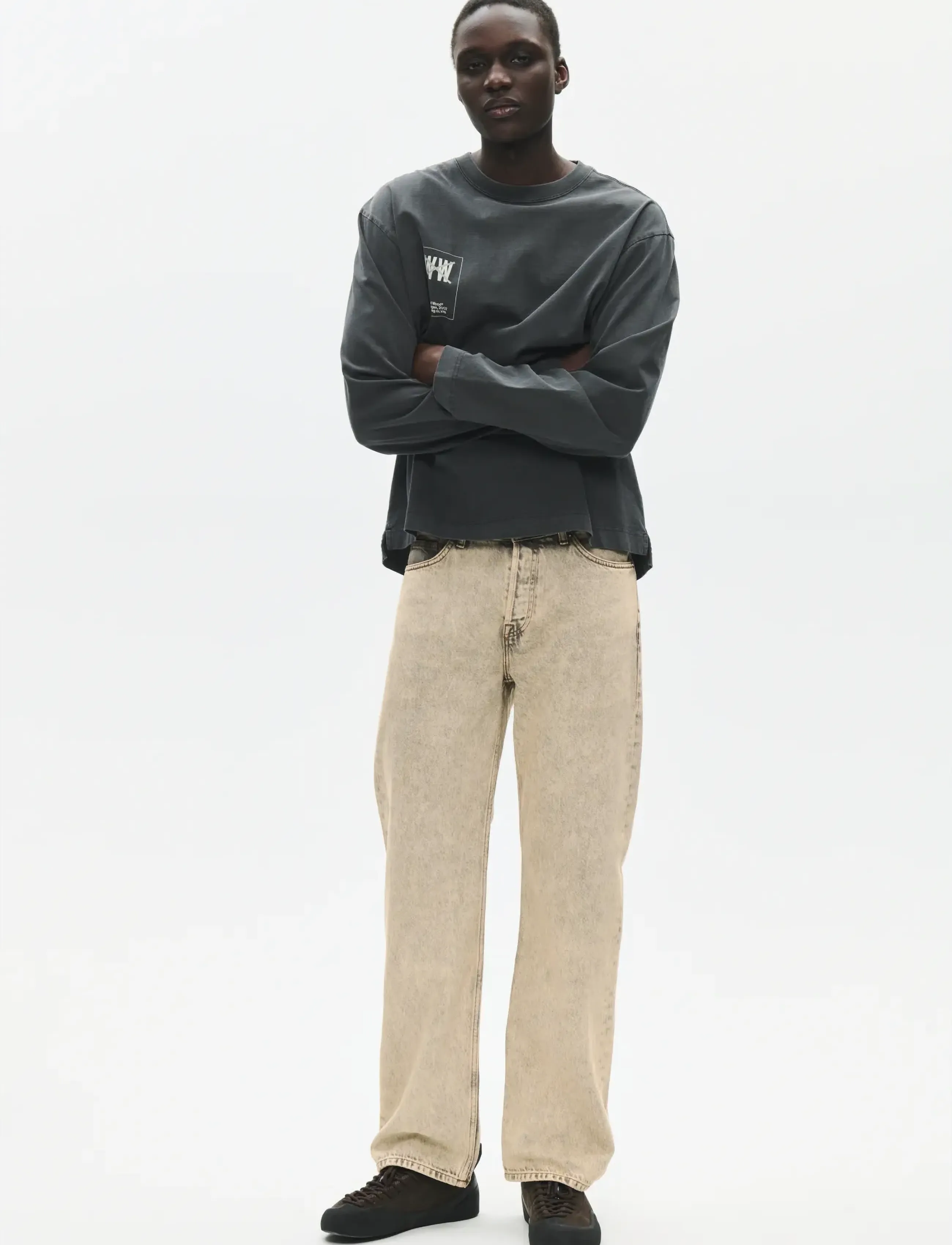 WOOD WOOD - WWType 2 jeans 25379 - tavalised teksad - soft brown - 2