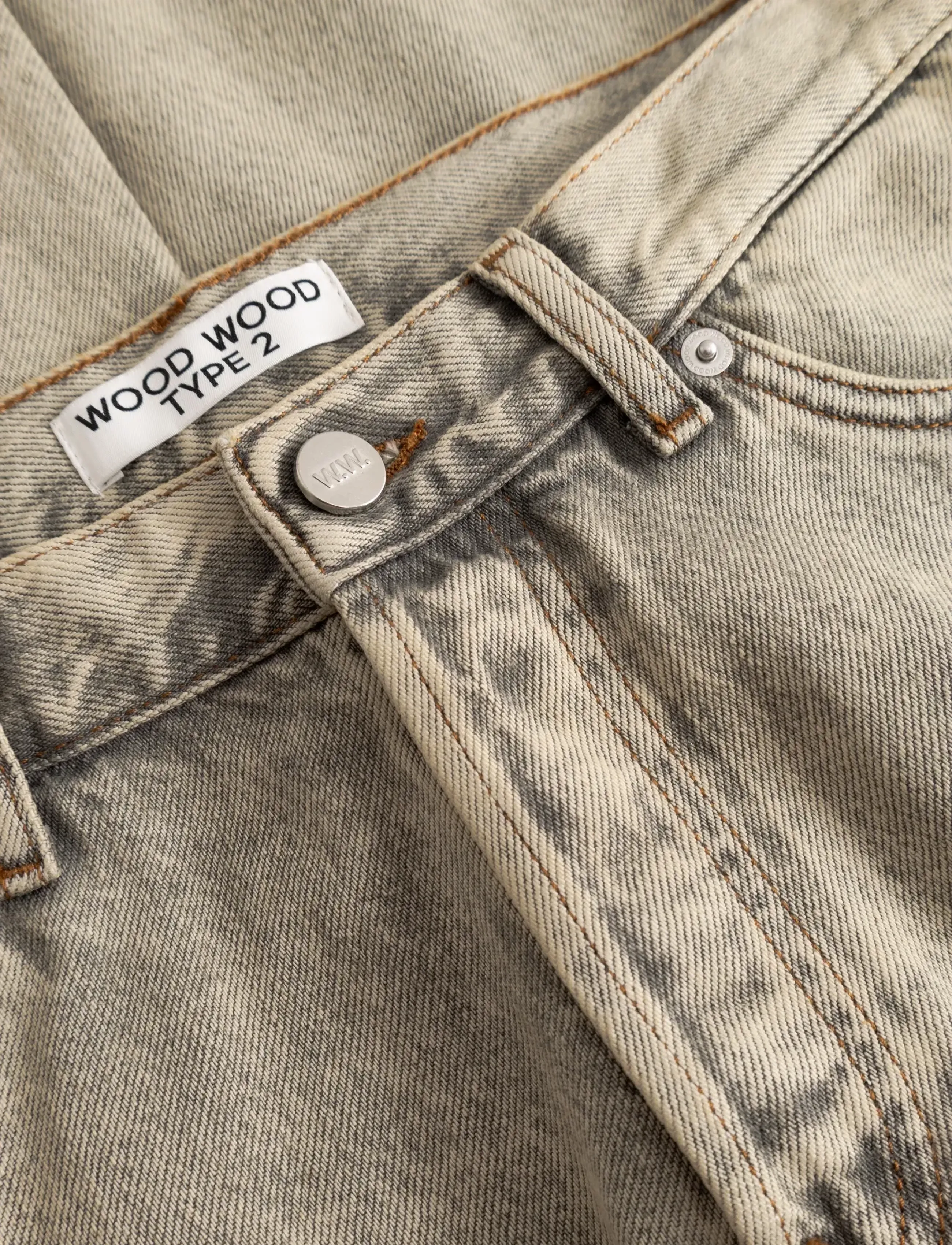 WOOD WOOD - WWType 2 jeans 25379 - tavalised teksad - soft brown - 5