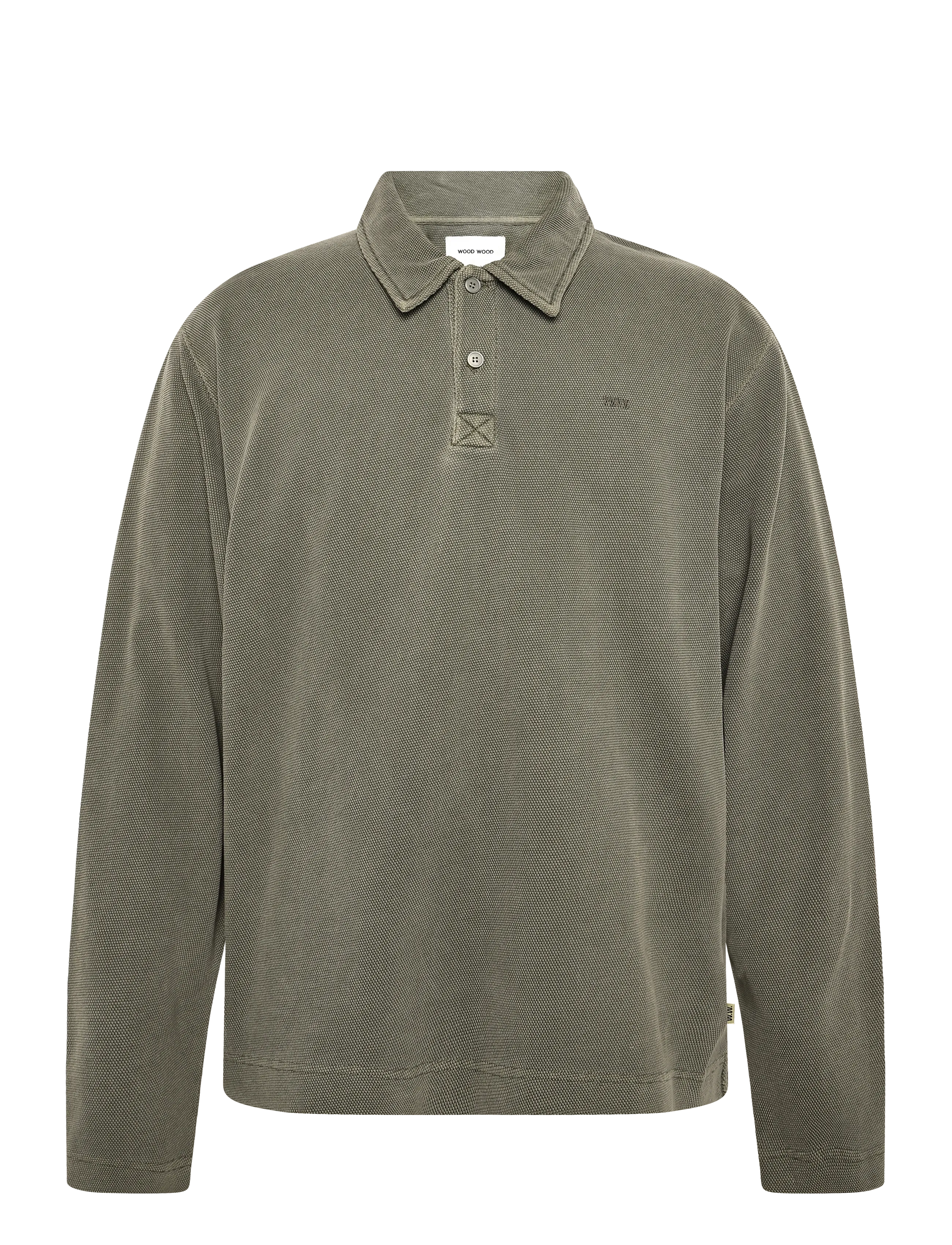 WOOD WOOD - WWThiago polo 25395 - langærmede poloer - deep depths - 1