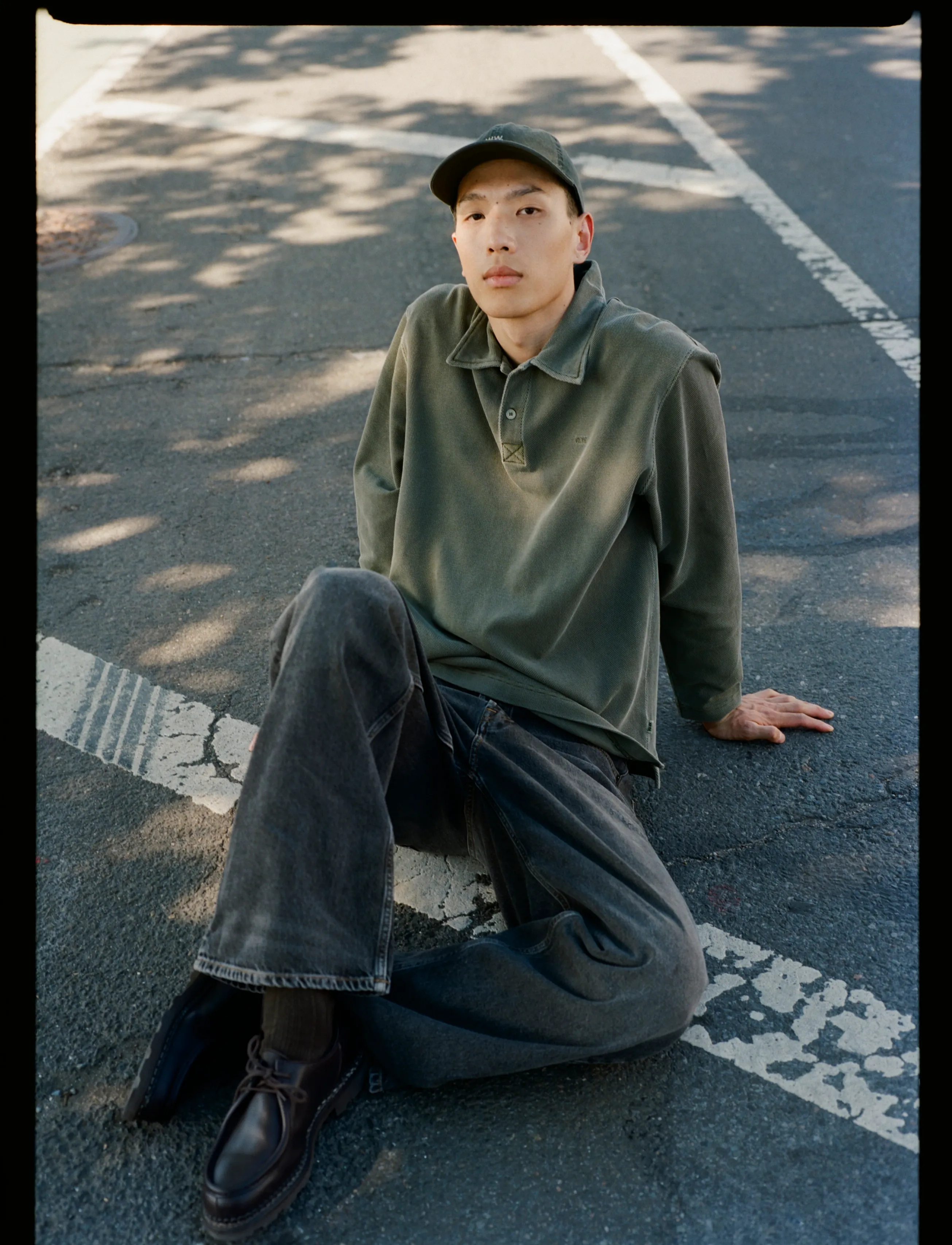 WOOD WOOD WWThiago polo 25395 - Tøj - DEEP DEPTHS / khaki/green