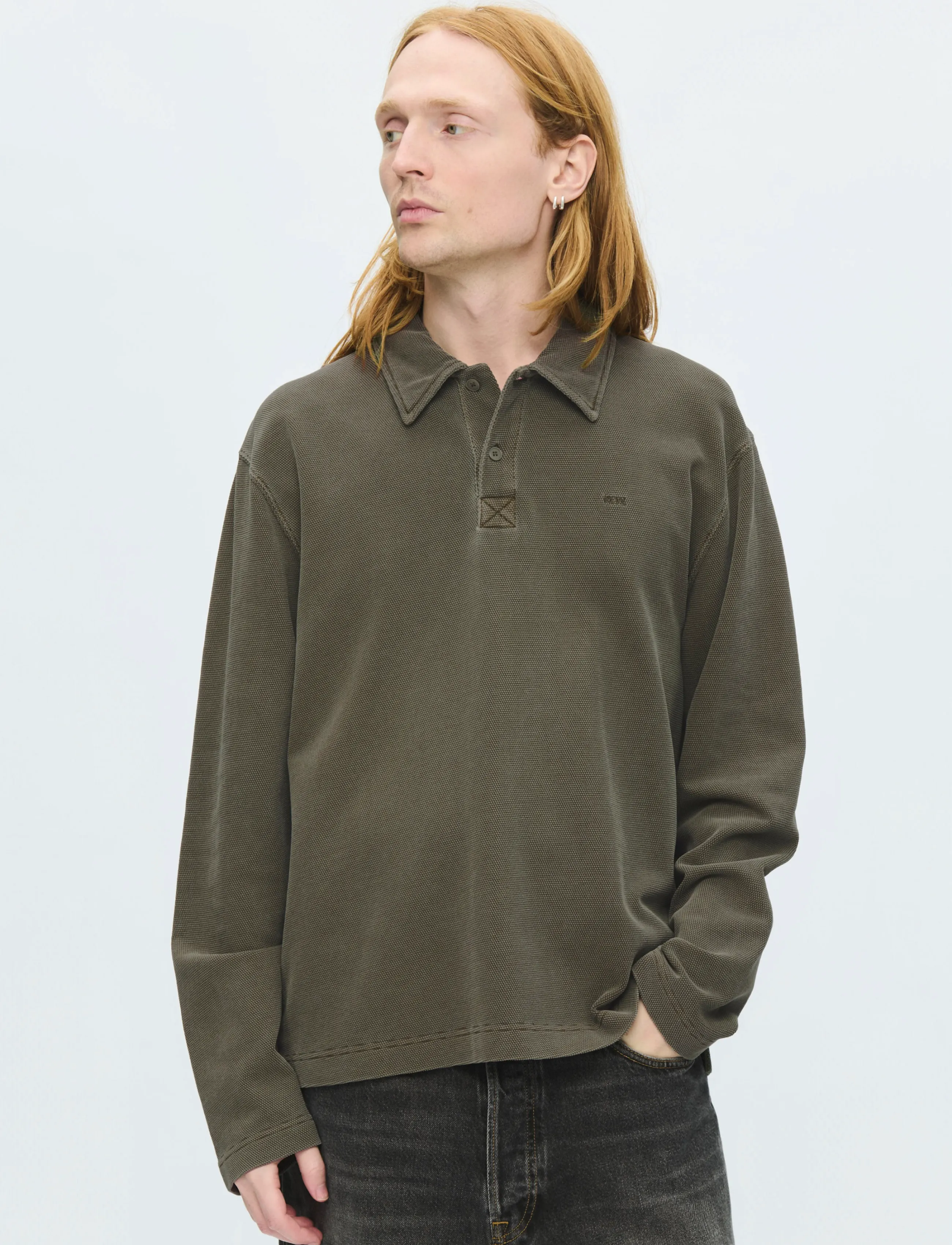 WOOD WOOD - WWThiago polo 25395 - langærmede poloer - deep depths - 3