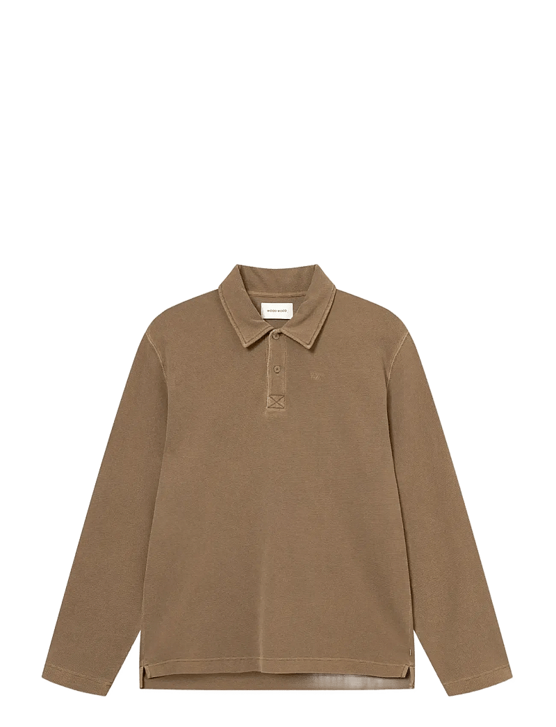 WOOD WOOD - WWThiago polo 25395 - langärmelig - ermine - 1