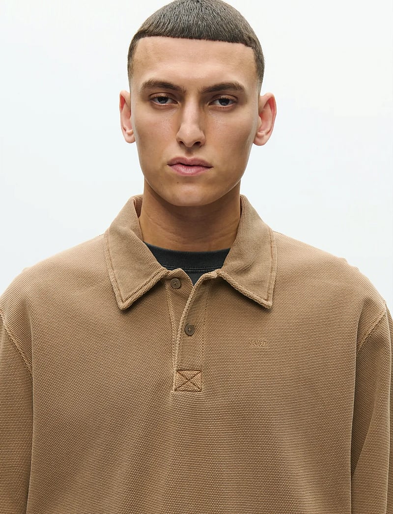 WOOD WOOD - WWThiago polo 25395 - langärmelig - ermine - 2