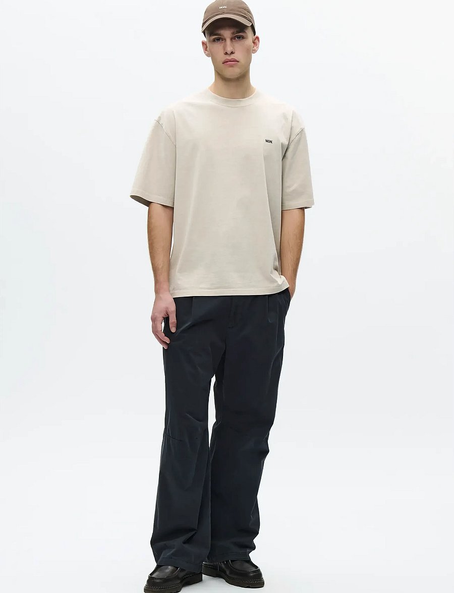 WOOD WOOD - WWGary tee object 25207 - kortärmade t-shirts - moonstruck - 3