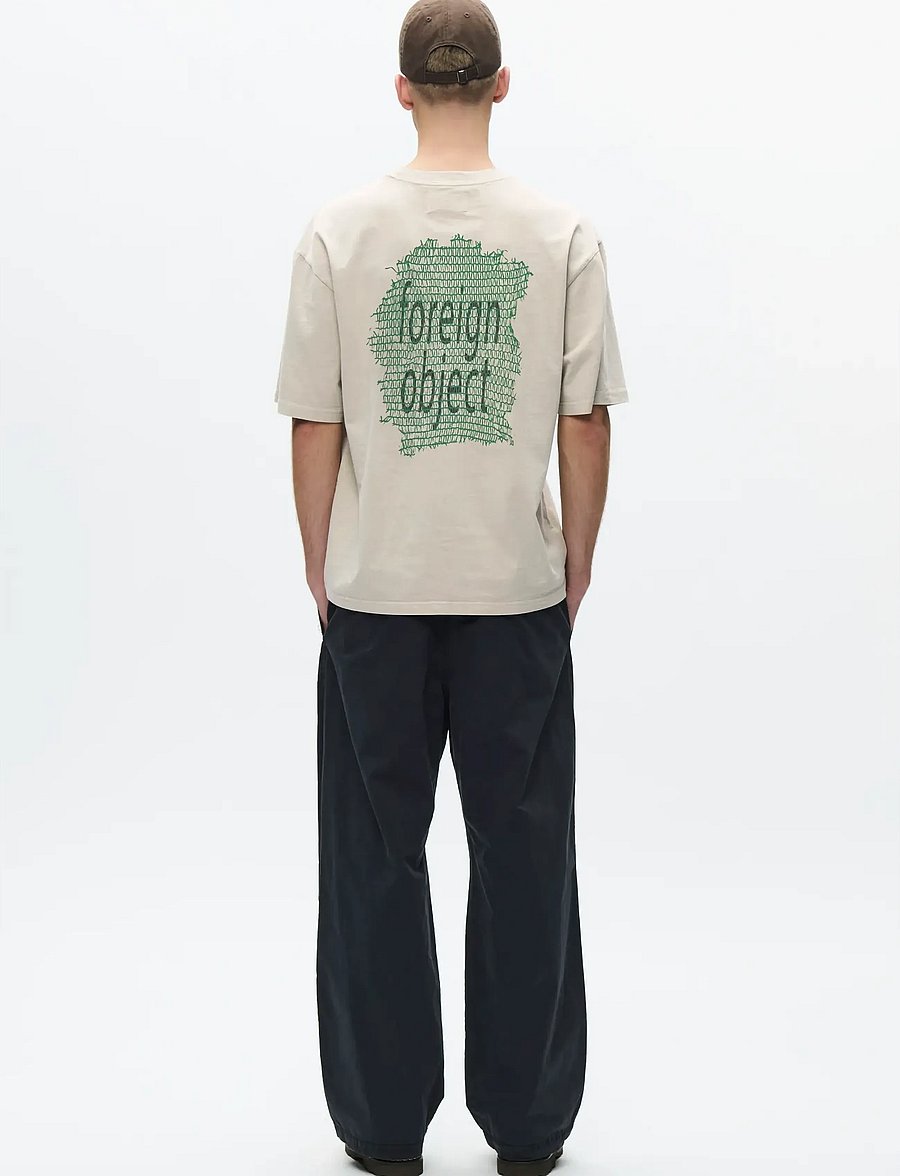 WOOD WOOD - WWGary tee object 25207 - kortärmade t-shirts - moonstruck - 4