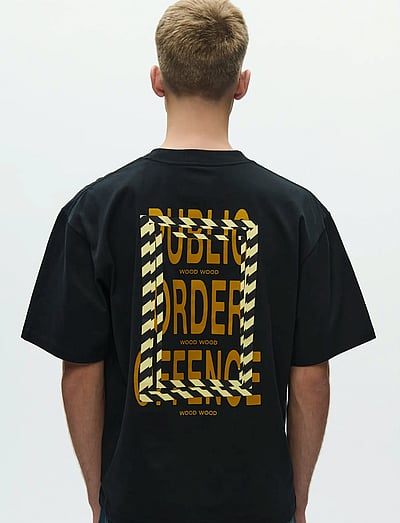 WOOD WOOD WWGary tee public order 25220 - Short-sleeved t-shirts - BLACK / black