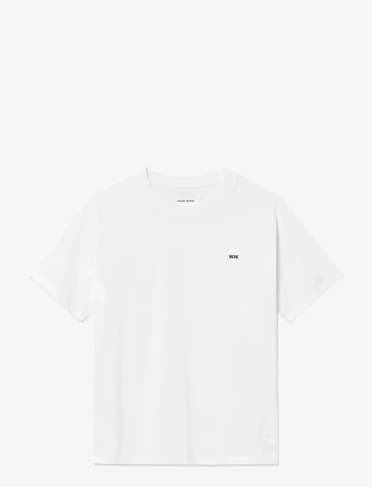WOOD WOOD - WWBobby tee library 25220 - lühikeste varrukatega t-särgid - bright white - 1