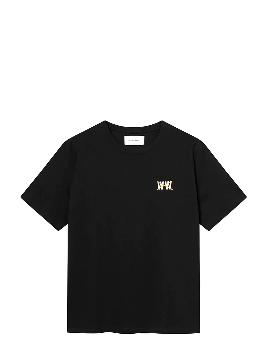 WOOD WOOD - WWBobby tee taxi 25388 - kortärmade t-shirts - black - 1