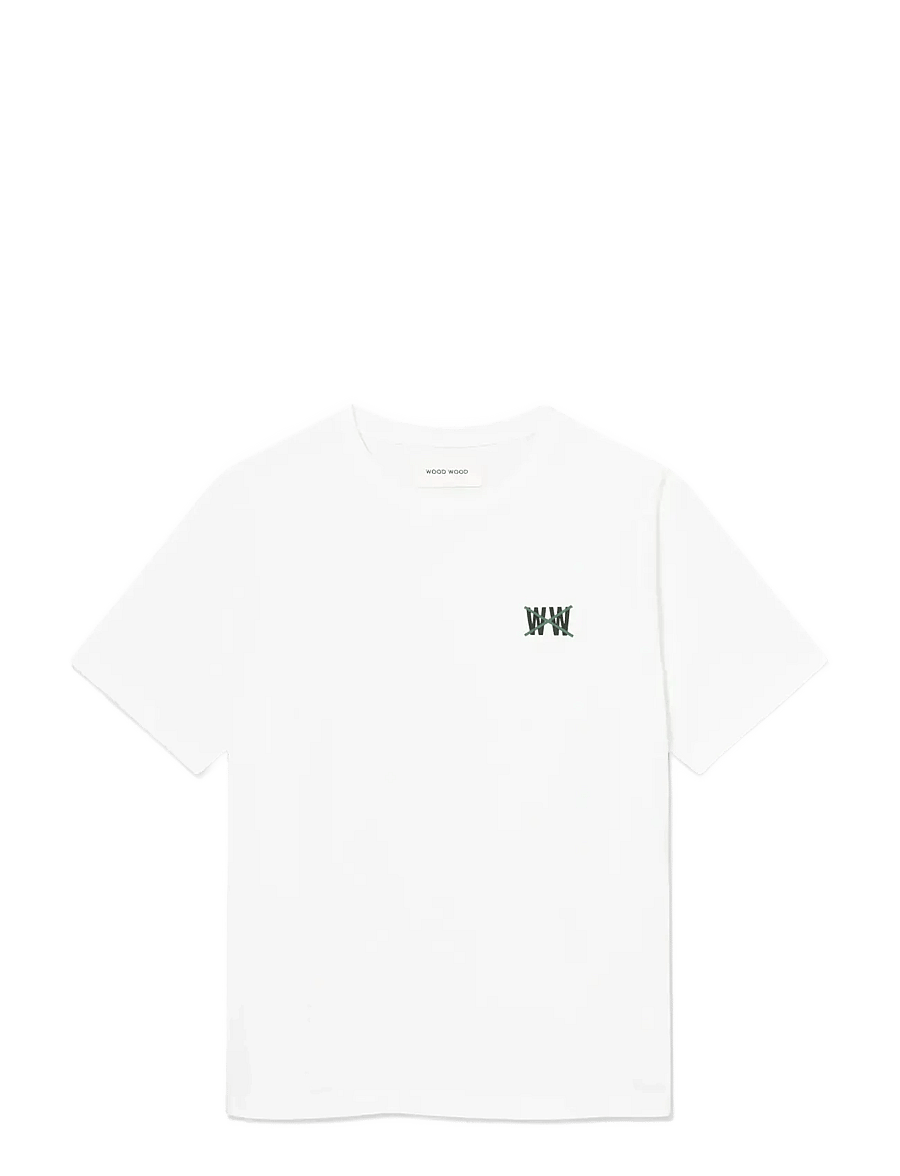 WOOD WOOD - WWBobby tee taxi 25388 - kurzärmelig - bright white - 1