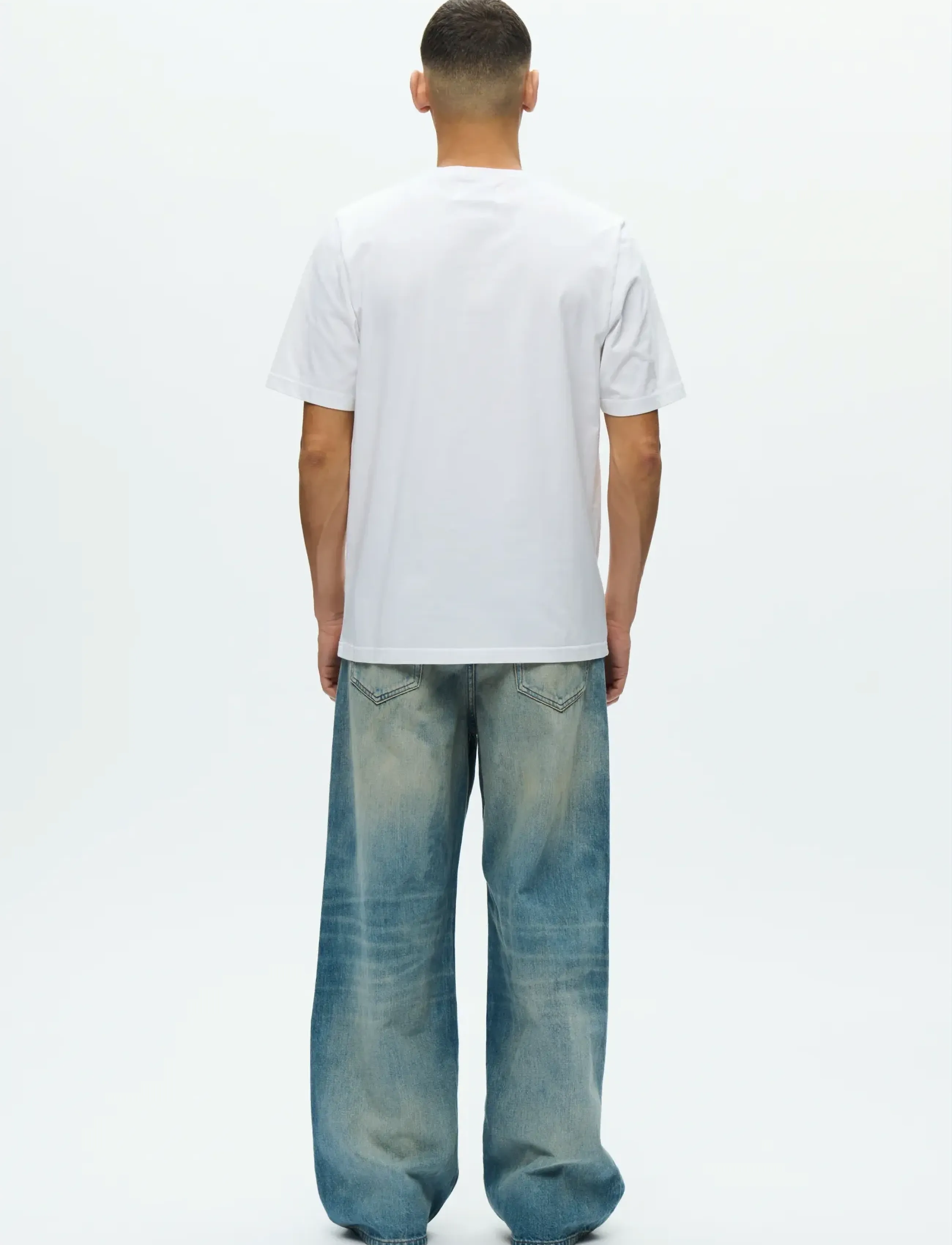 WOOD WOOD - WWBobby tee taxi 25388 - kortærmede t-shirts - bright white - 2