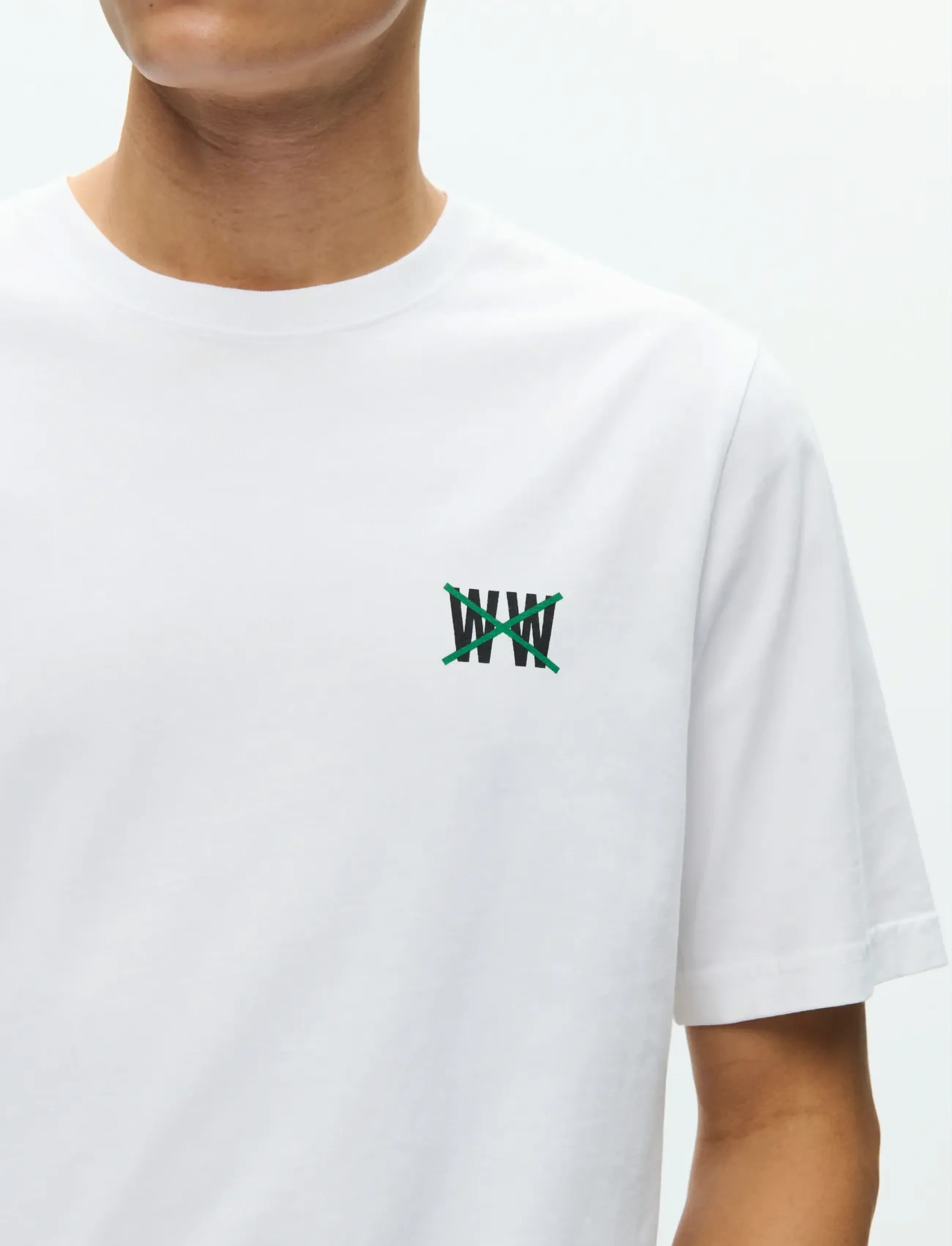 WOOD WOOD - WWBobby tee taxi 25388 - kortærmede t-shirts - bright white - 3