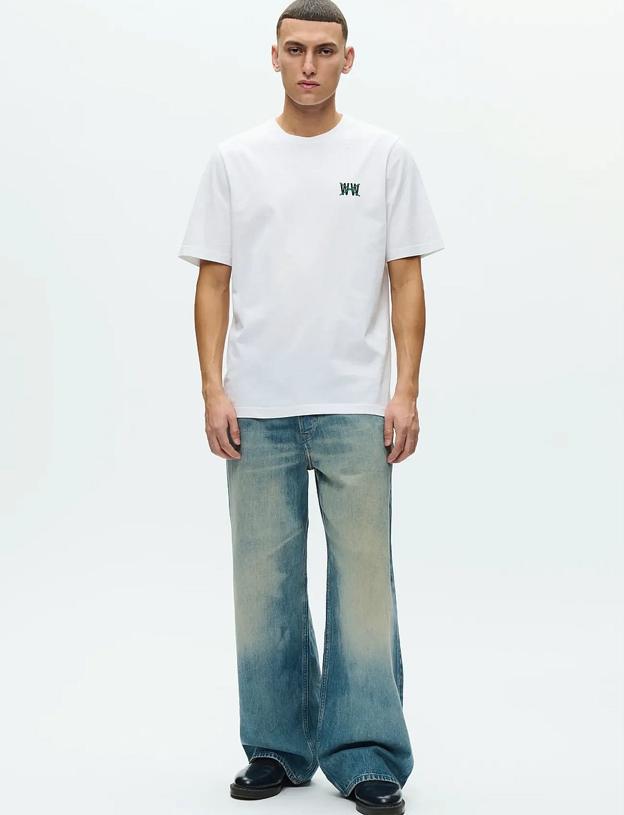 WOOD WOOD - WWBobby tee taxi 25388 - kurzärmelig - bright white - 4