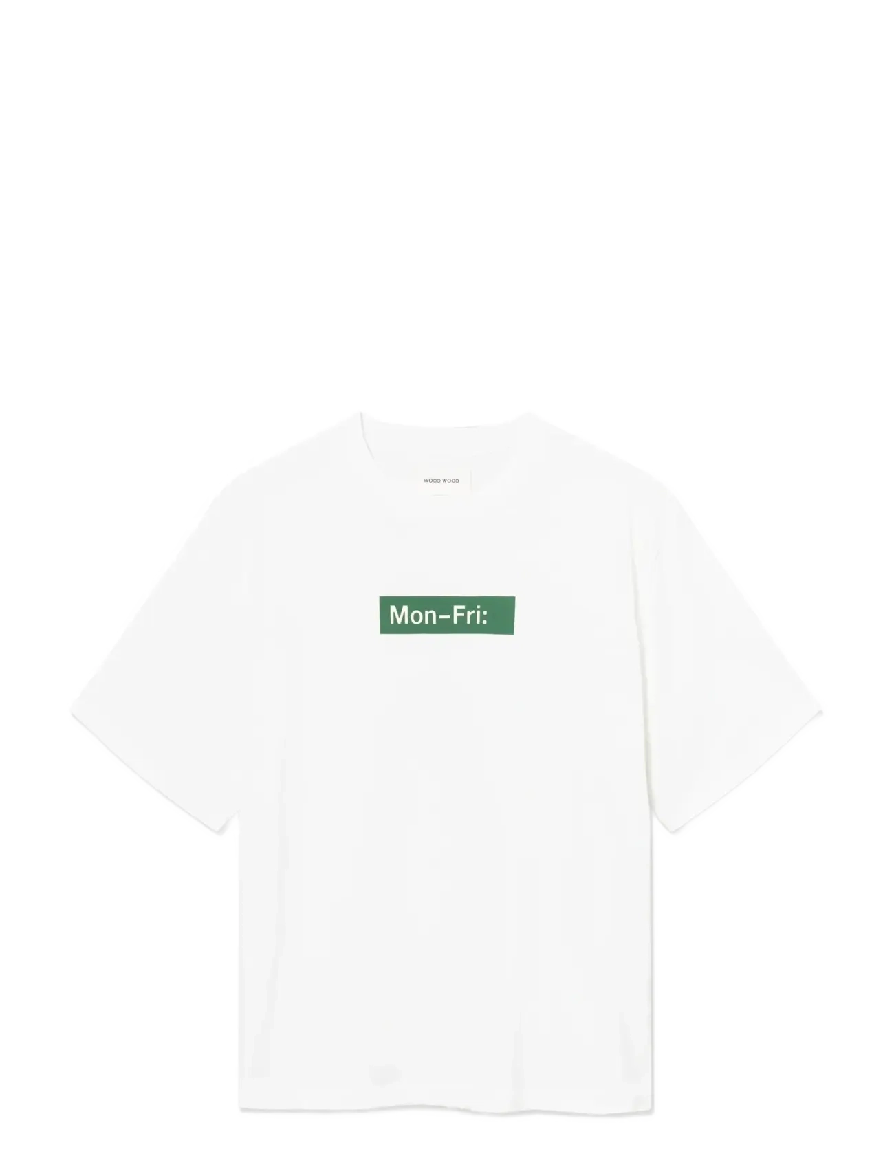 WWGary tee mon-fri 25222 - BRIGHT WHITE