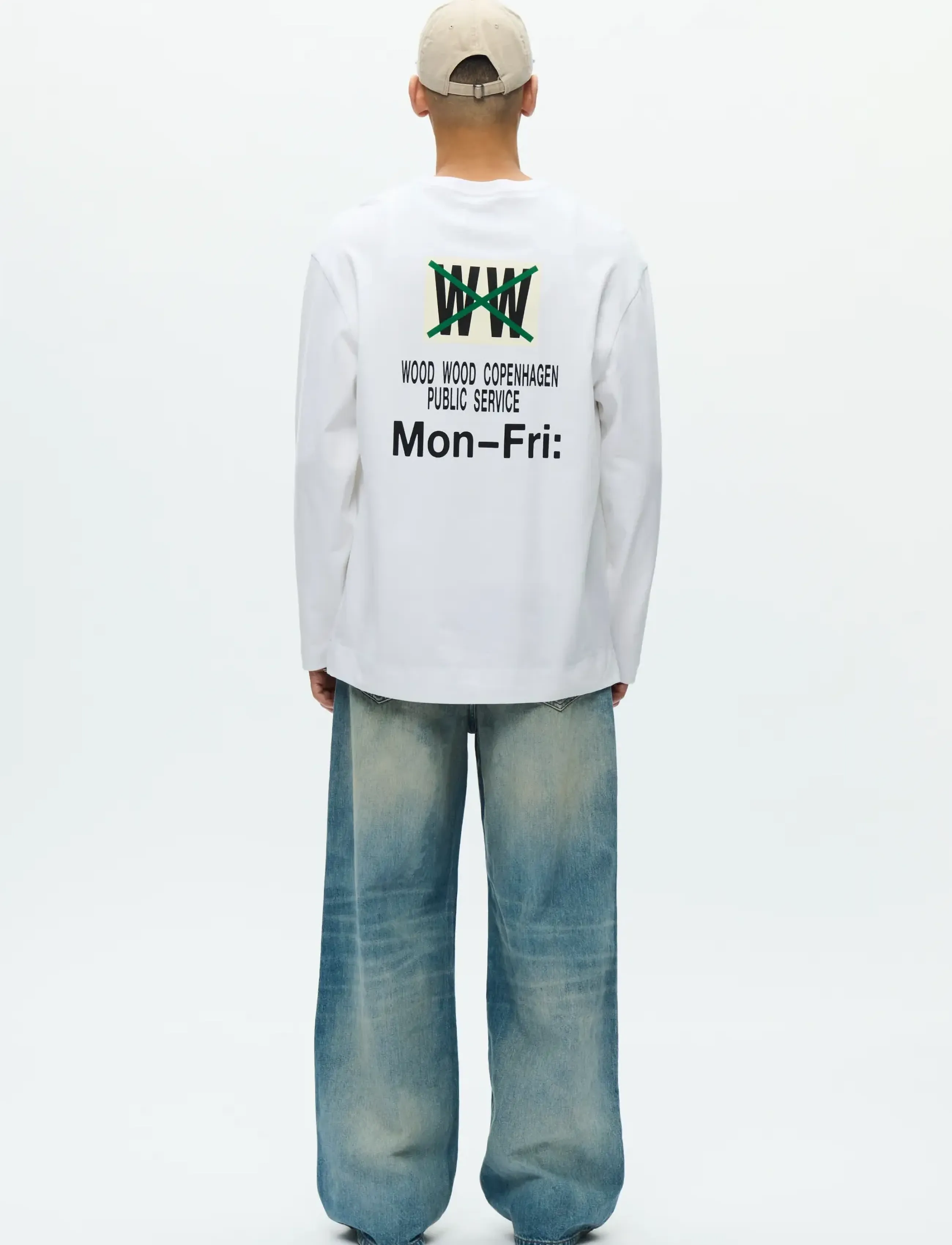 WOOD WOOD - WWRyan mon-fri 25222 - truien - bright white - 3
